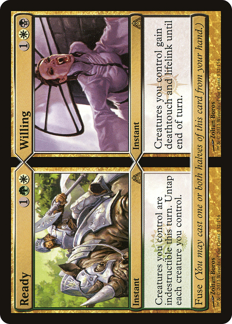Ready // Willing — Dragon's Maze — Magic: The Gathering