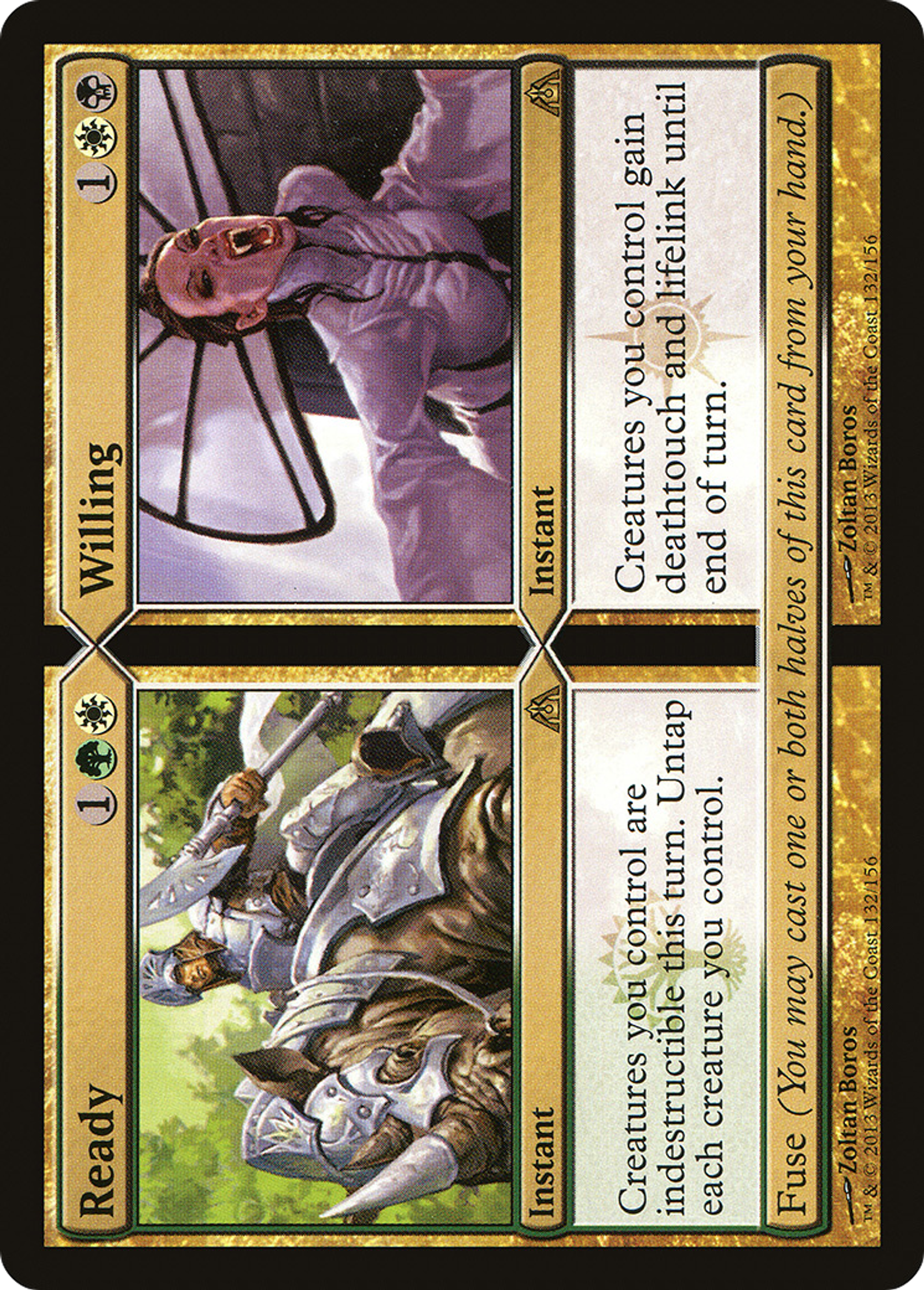 Ready // Willing — Dragon's Maze — Magic: The Gathering