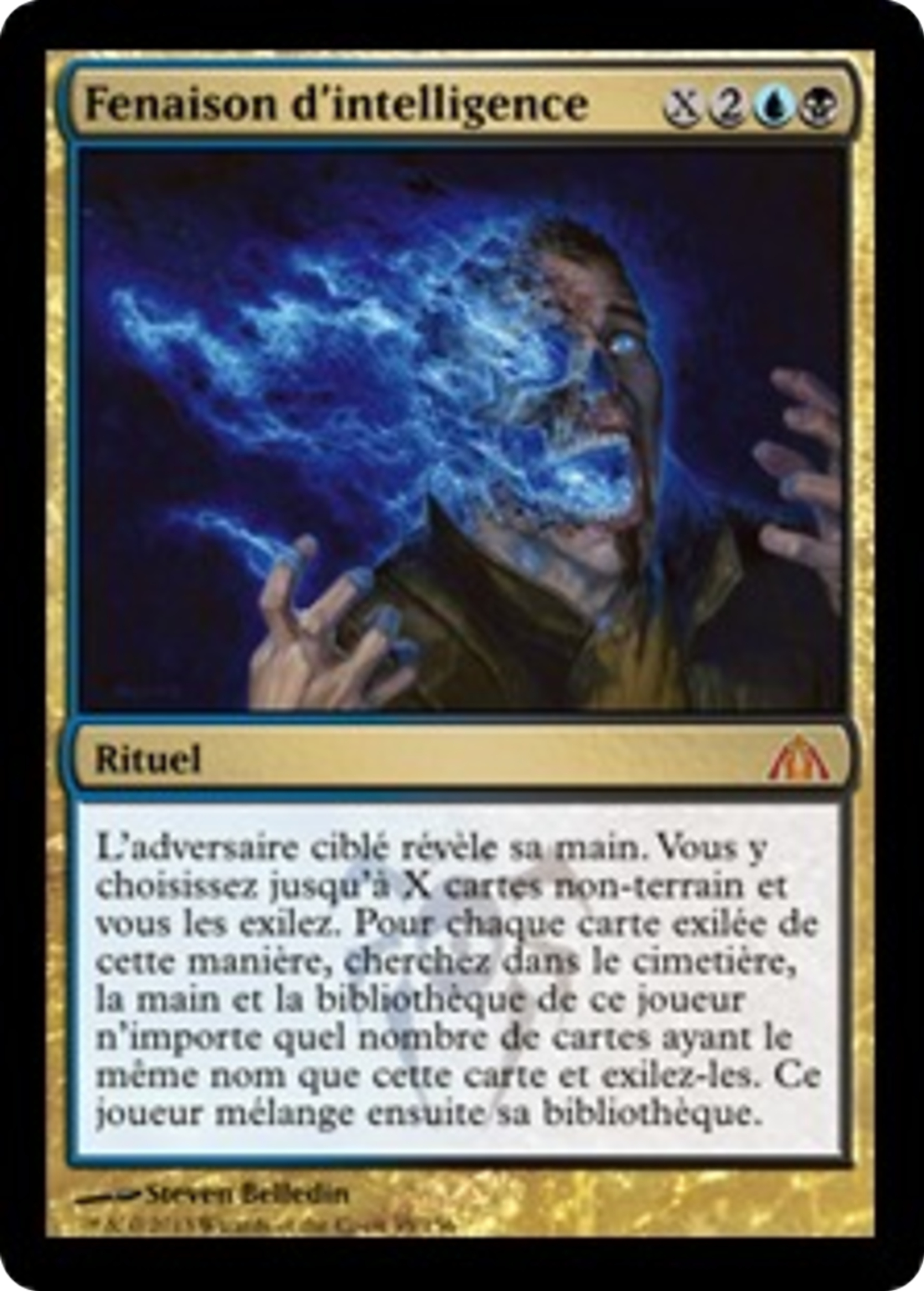 Fenaison d'intelligence — Dragon's Maze — Magic: The Gathering