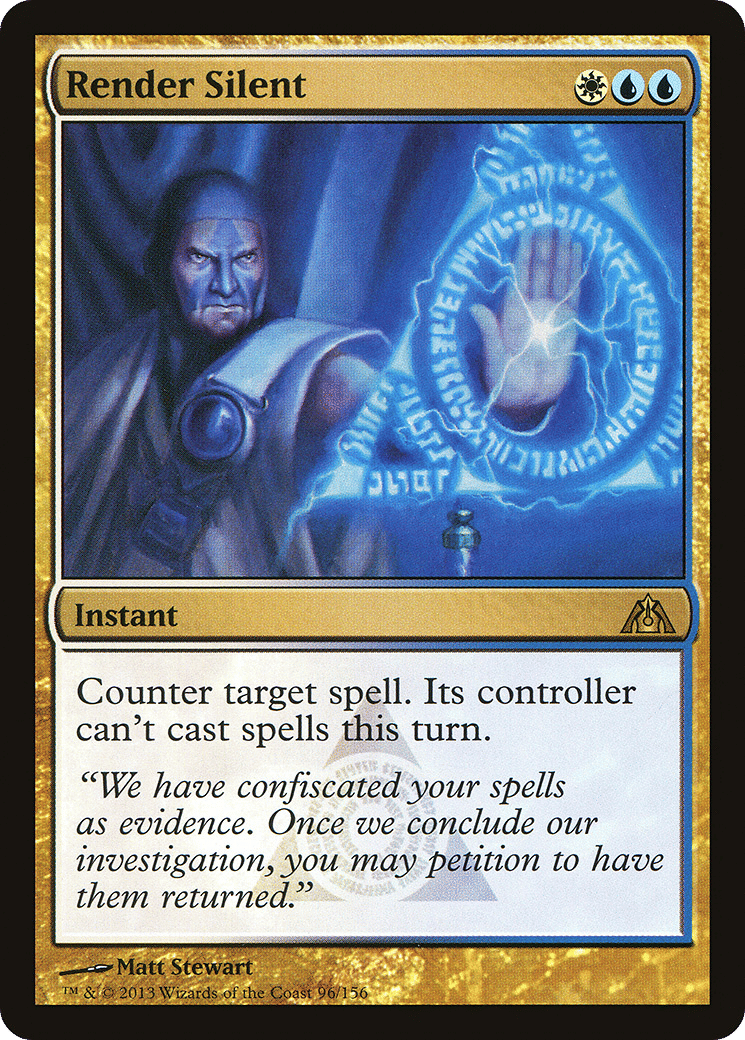 Render Silent — Dragon's Maze — Magic: The Gathering