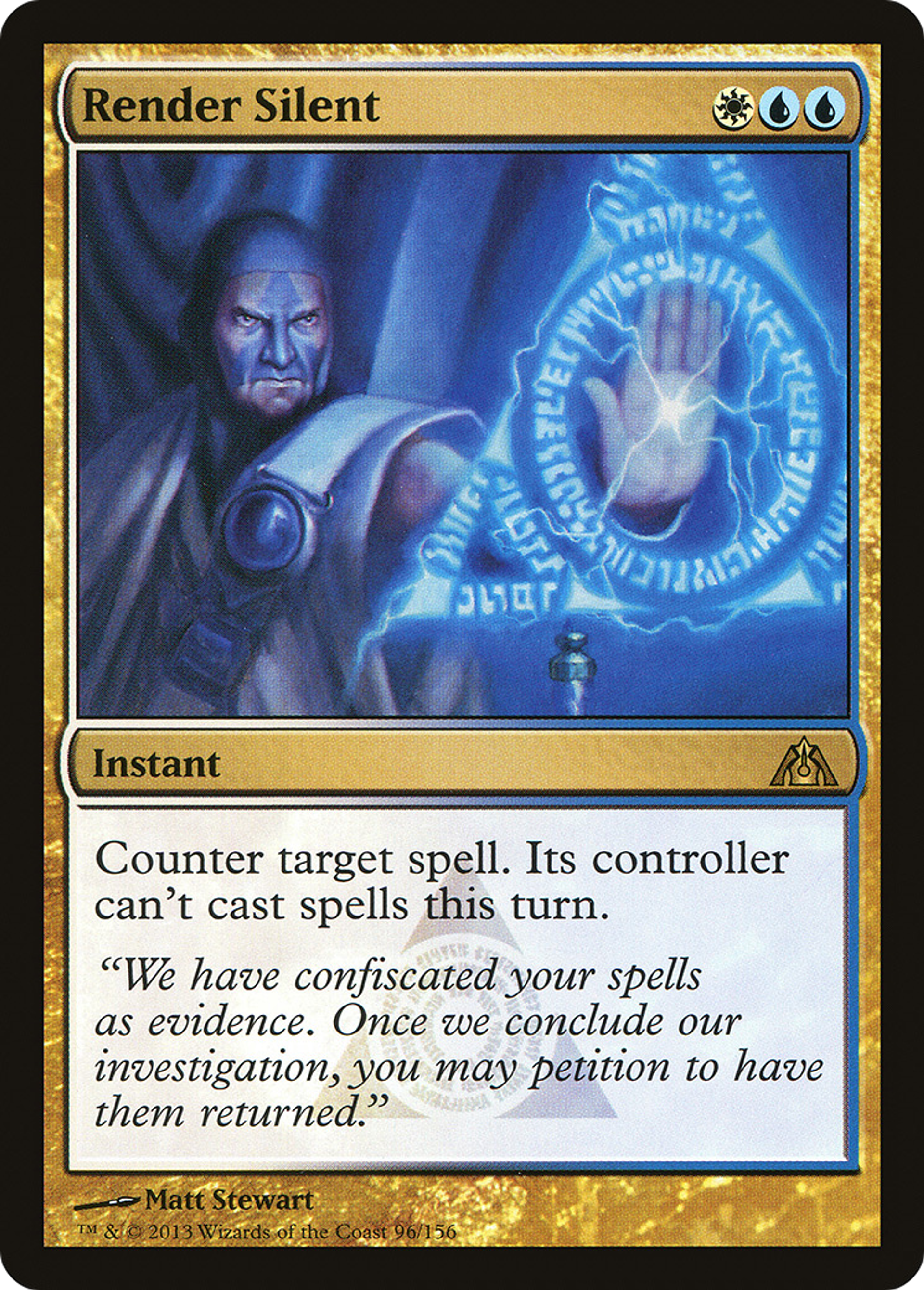 Réduire au silence — Dragon's Maze — Magic: The Gathering