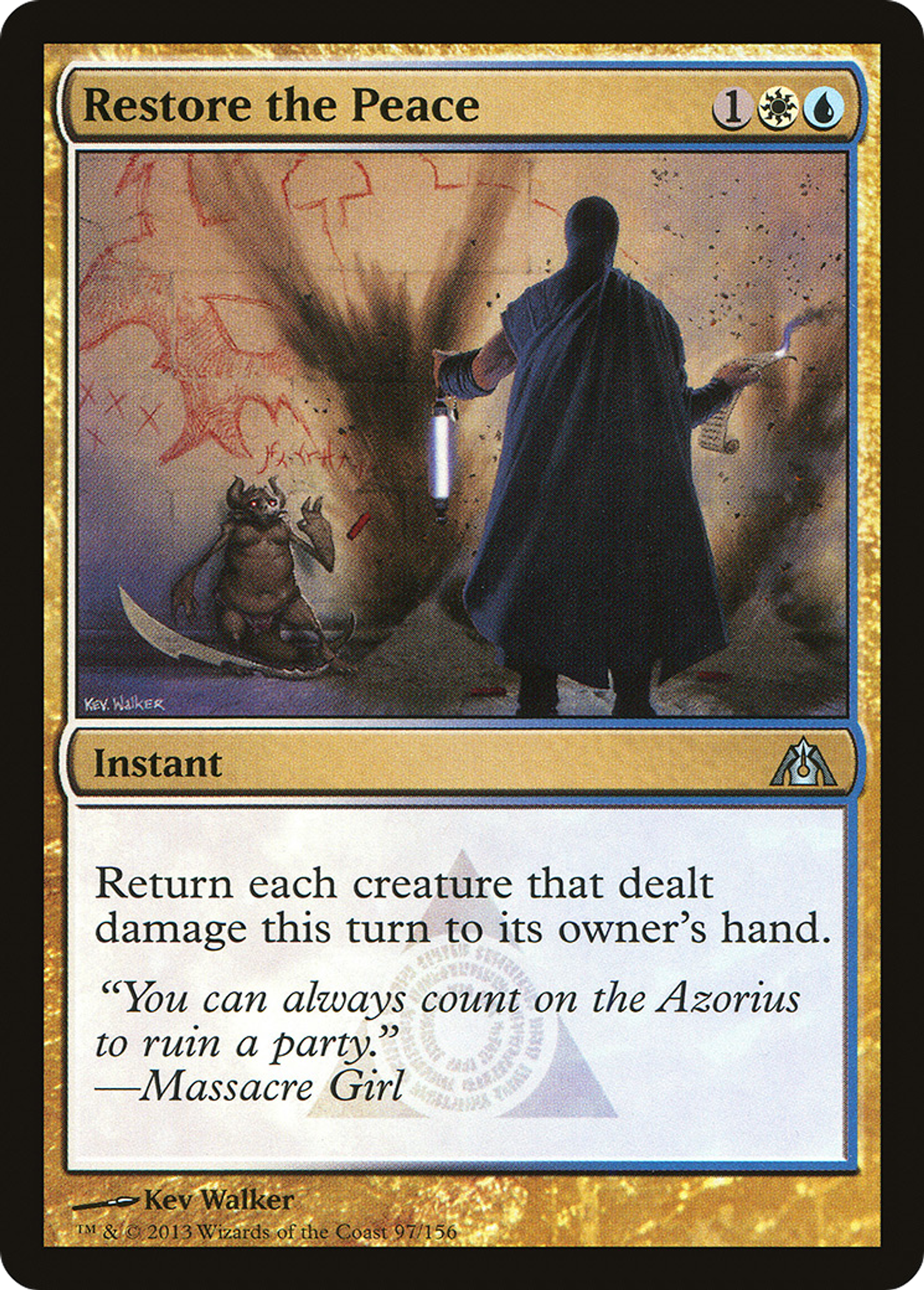 Restore the Peace — Dragon's Maze — Magic: The Gathering