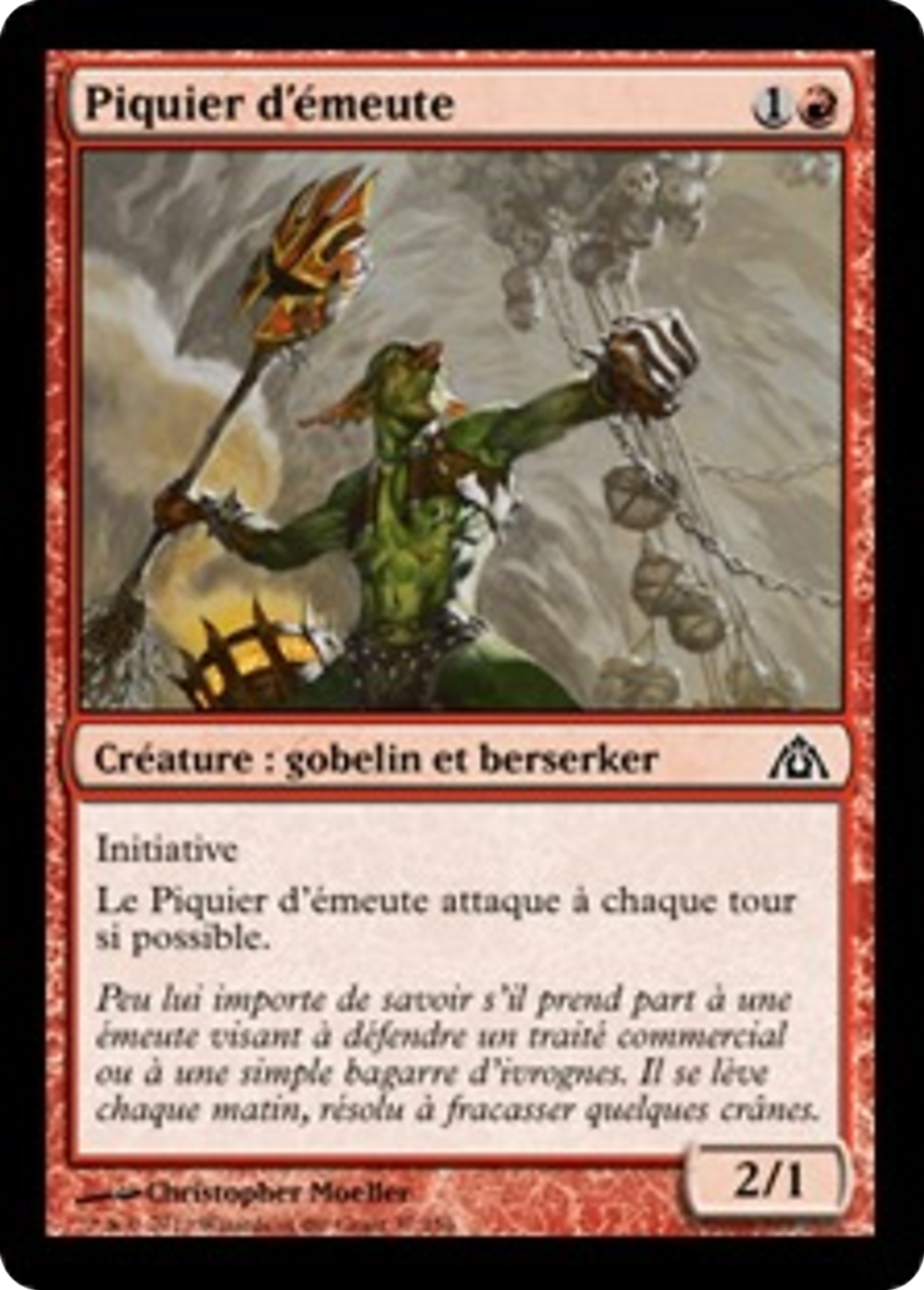 Piquier d'émeute — Dragon's Maze — Magic: The Gathering