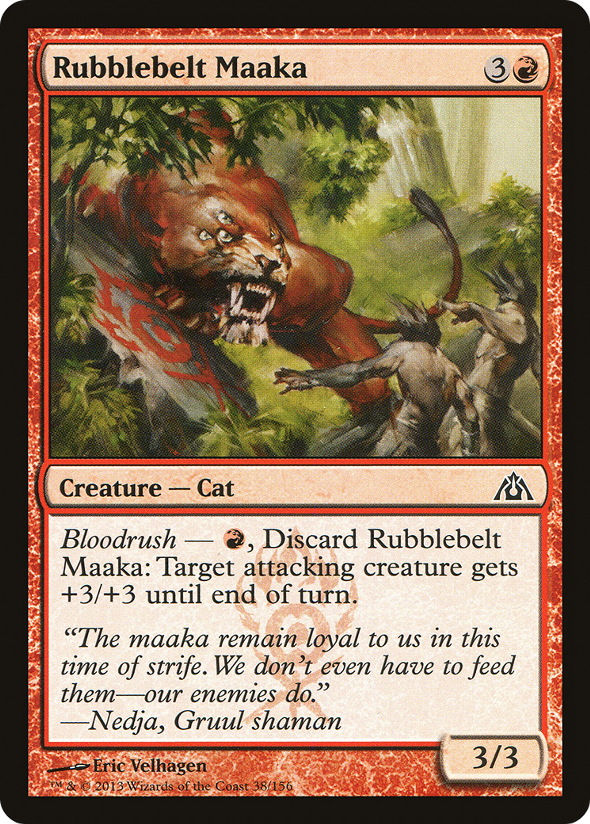 Rubblebelt Maaka — Dragon's Maze — Magic: The Gathering