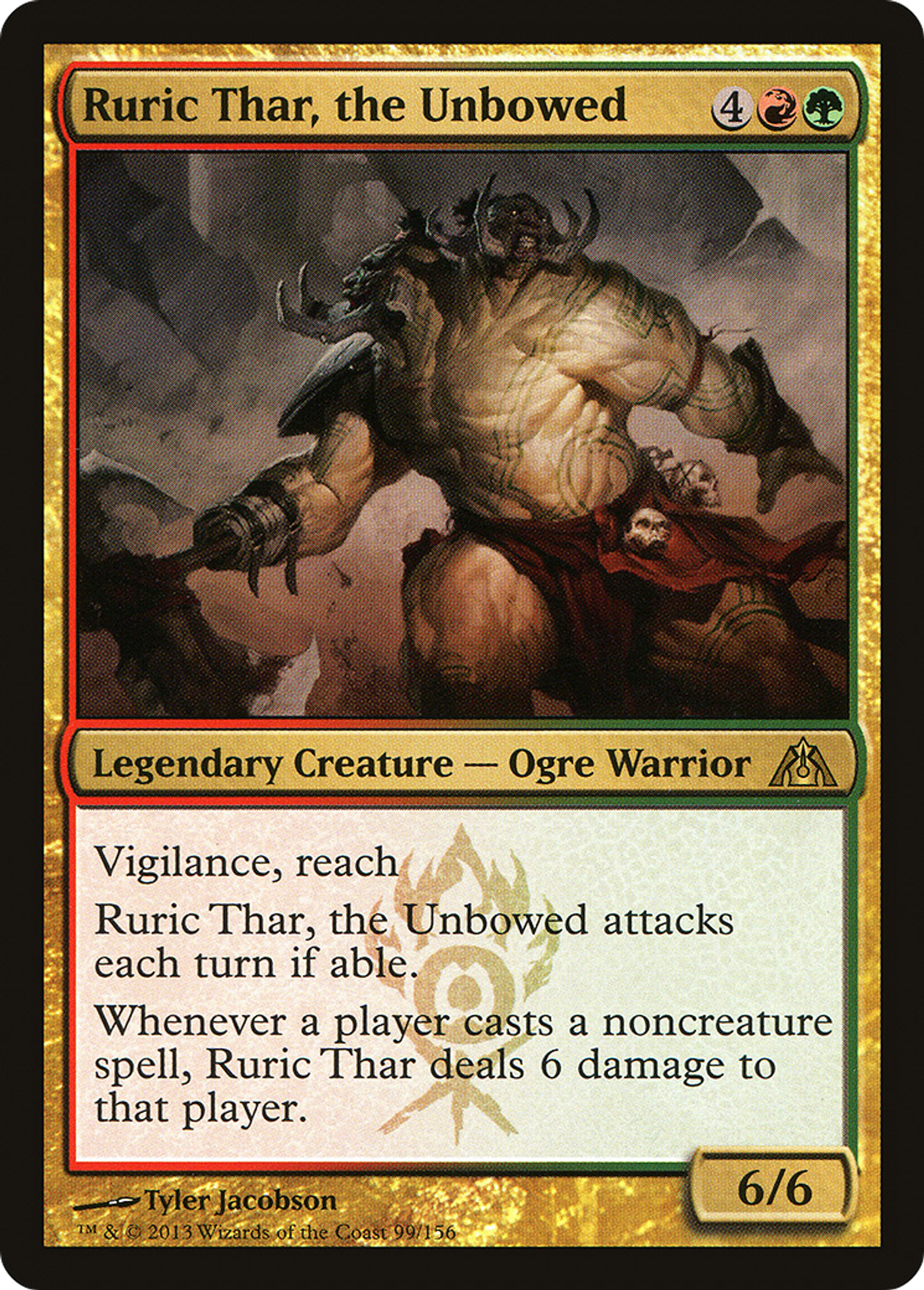 Ruric Thar, the Unbowed — Dragon's Maze — Magic: The Gathering