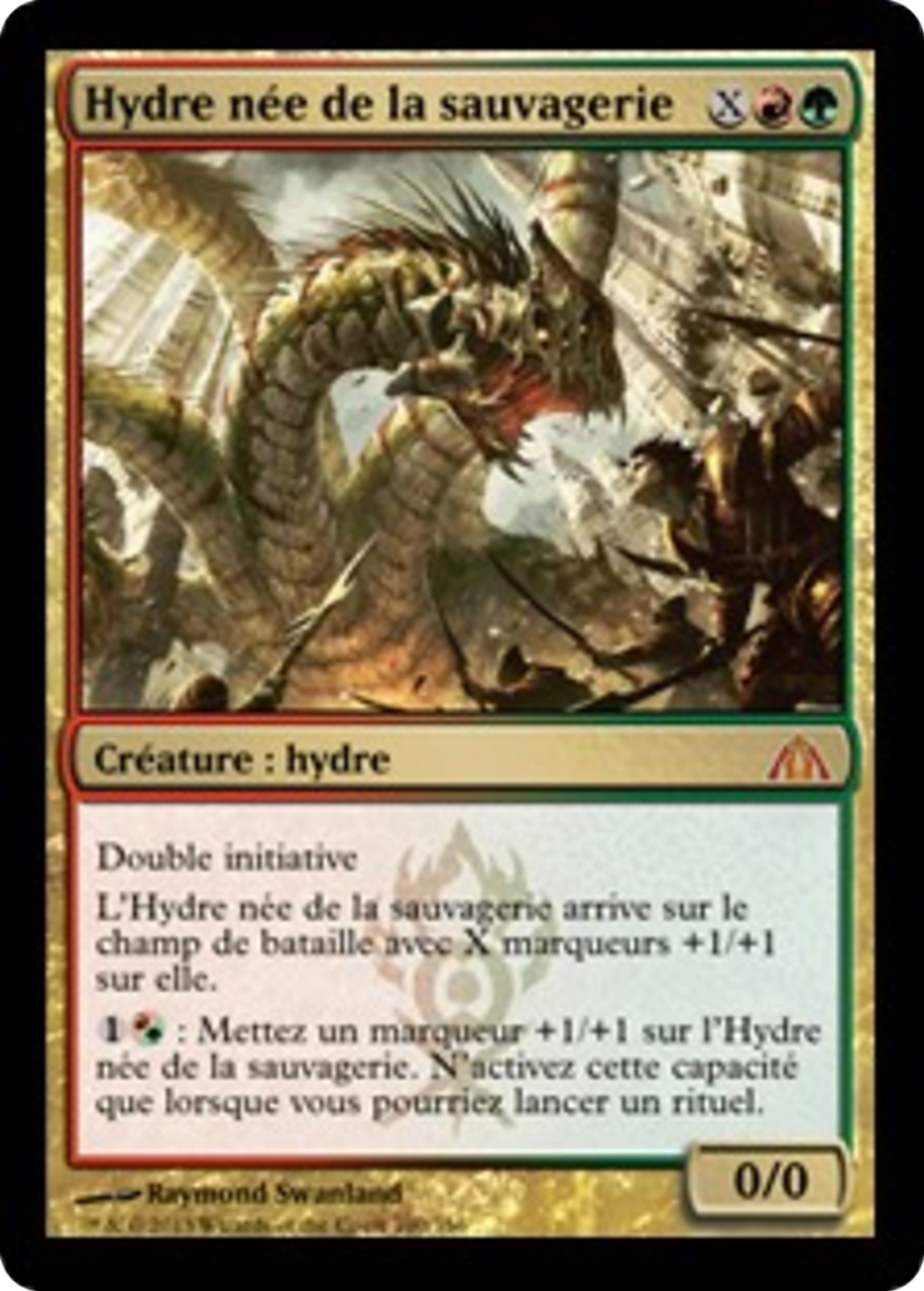 Hydre née de la sauvagerie — Dragon's Maze — Magic: The Gathering