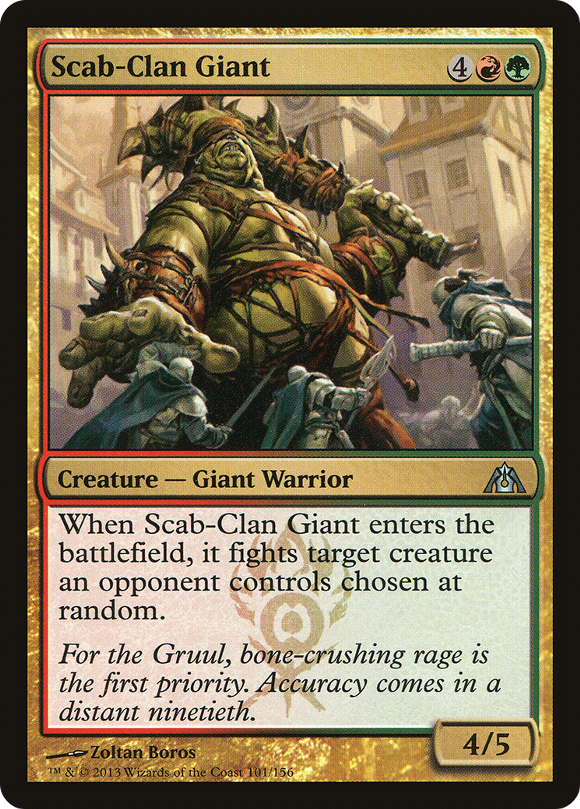 Scab-Clan Giant — Dragon's Maze — Magic: The Gathering
