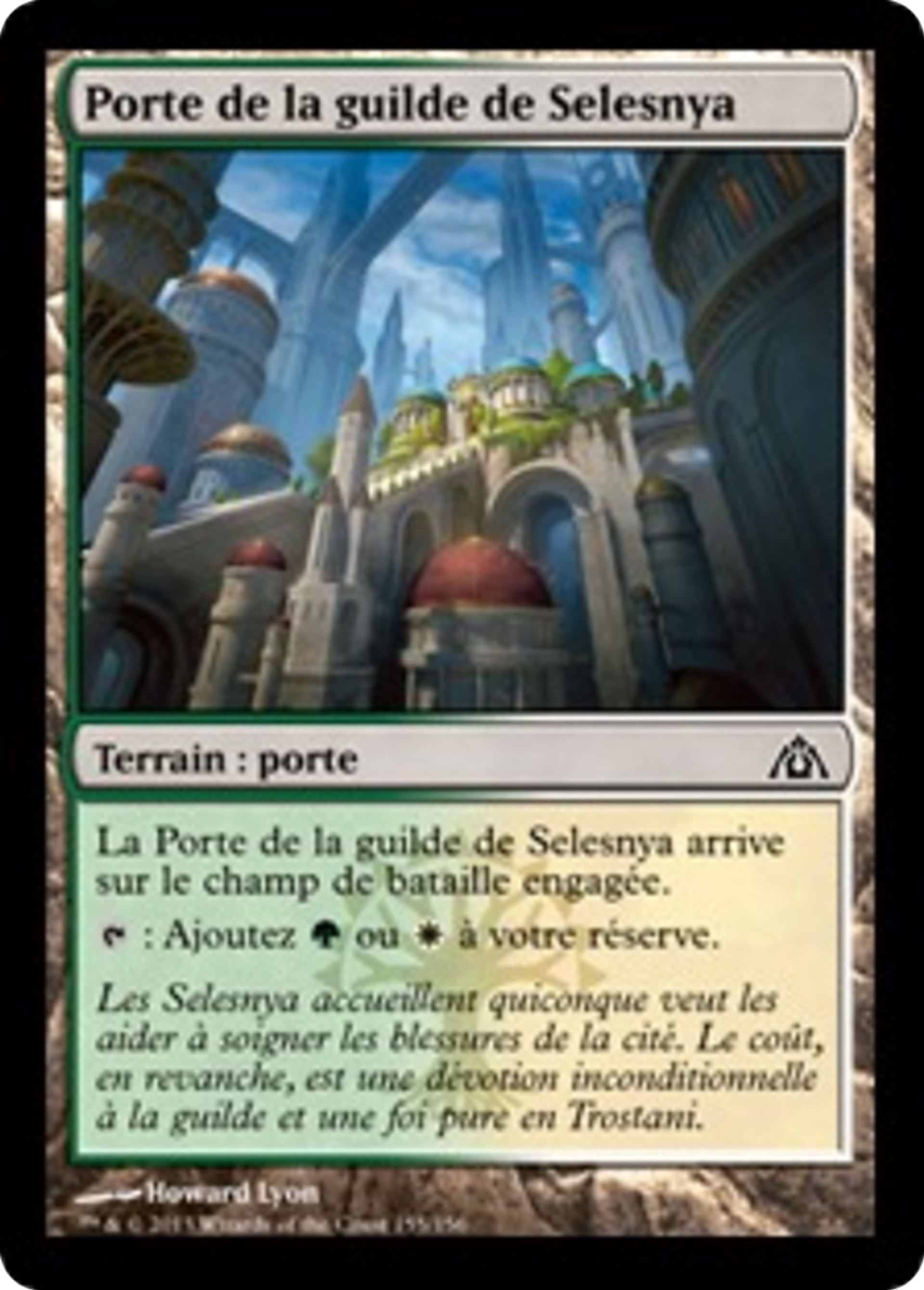 Porte de la guilde de Selesnya — Dragon's Maze — Magic: The Gathering
