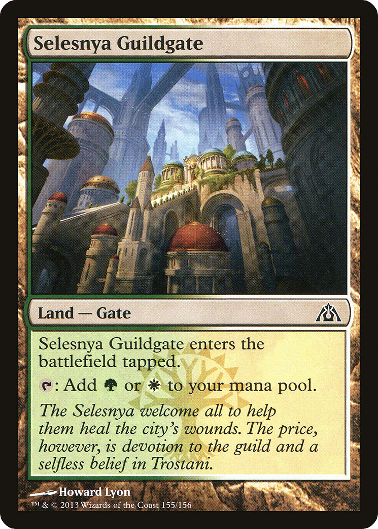 Selesnya Guildgate — Dragon's Maze — Magic: The Gathering