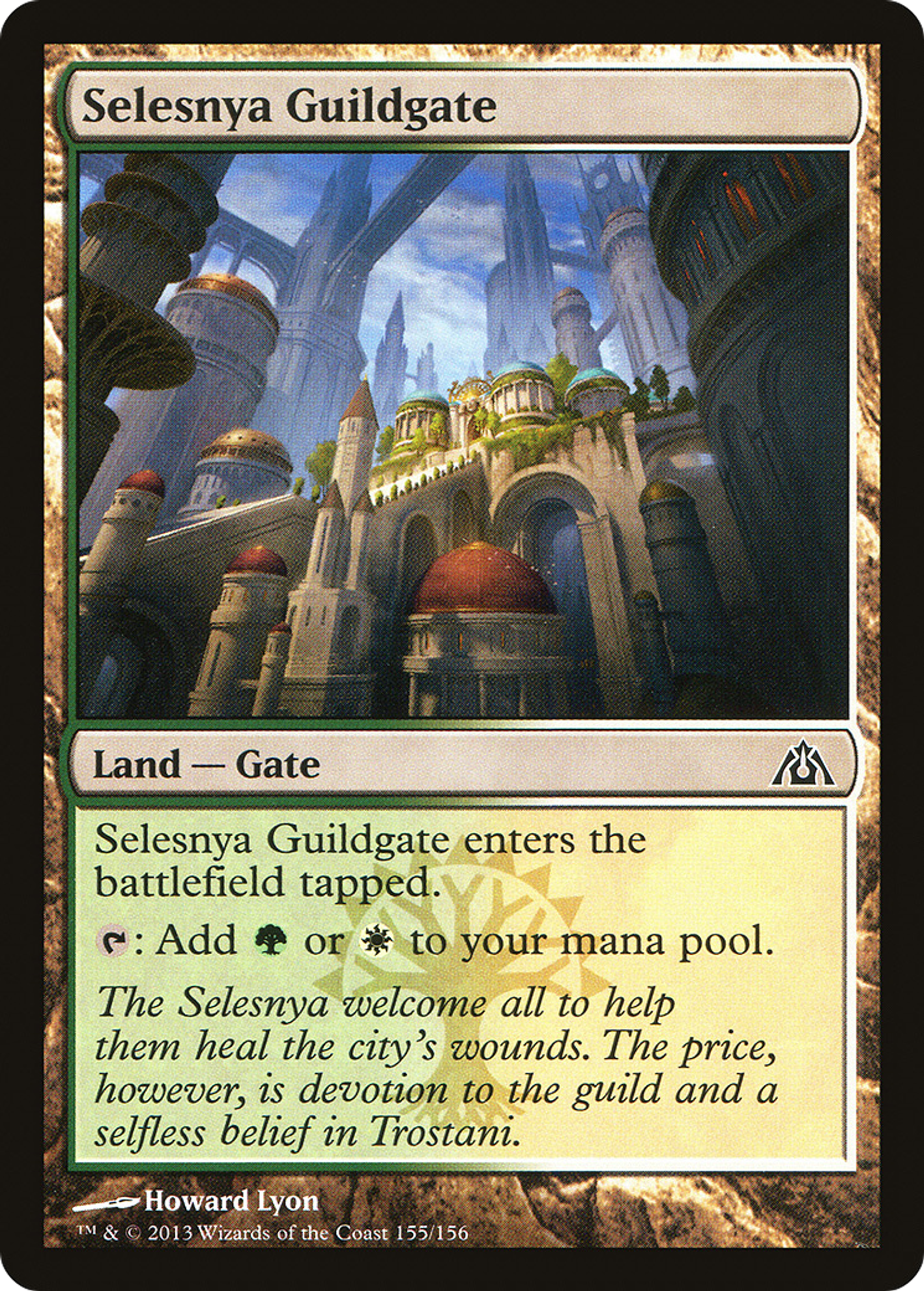 Selesnya Guildgate — Dragon's Maze — Magic: The Gathering