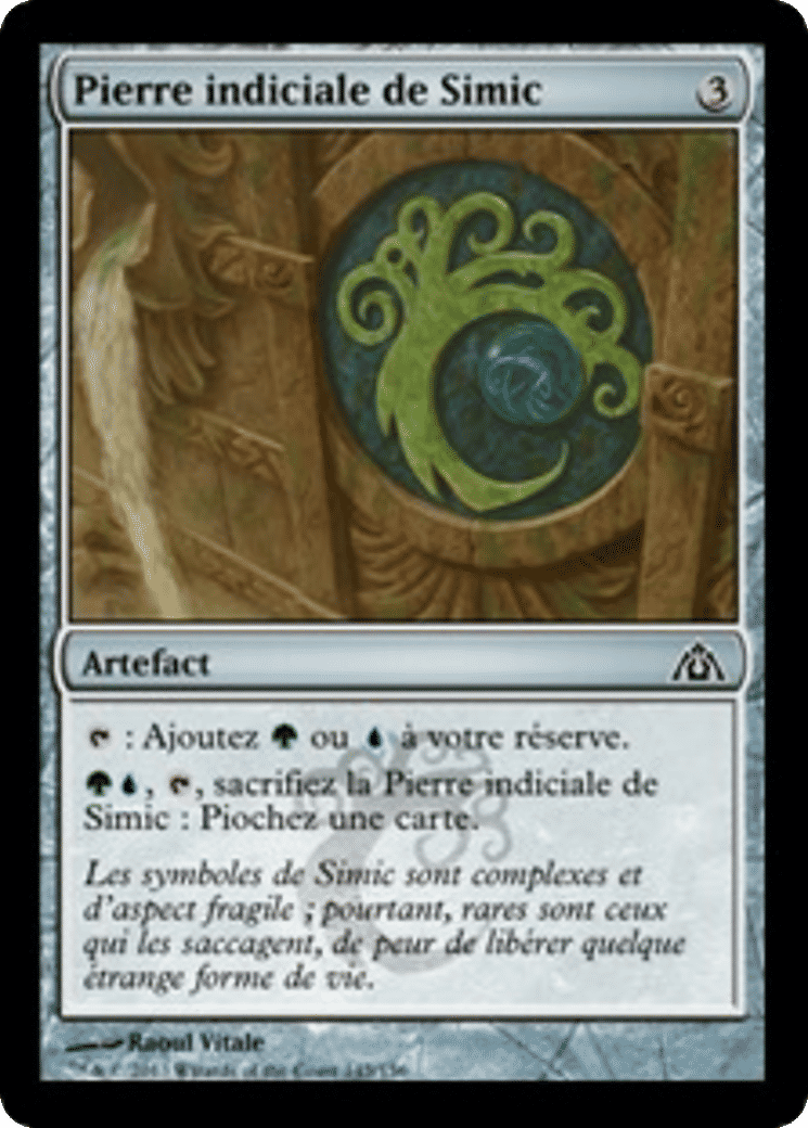 Pierre indiciale de Simic — Dragon's Maze — Magic: The Gathering