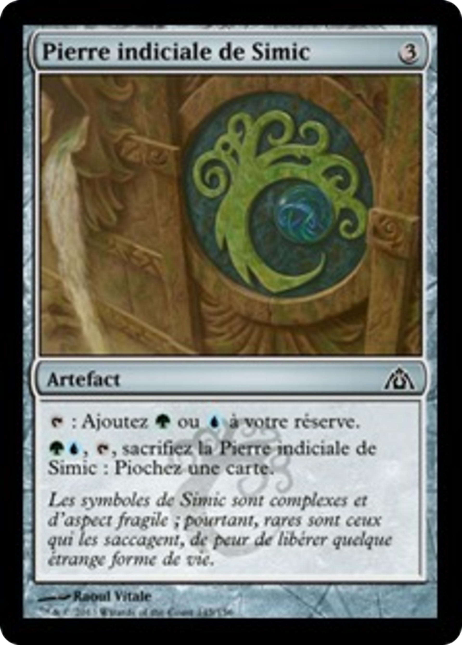 Pierre indiciale de Simic — Dragon's Maze — Magic: The Gathering