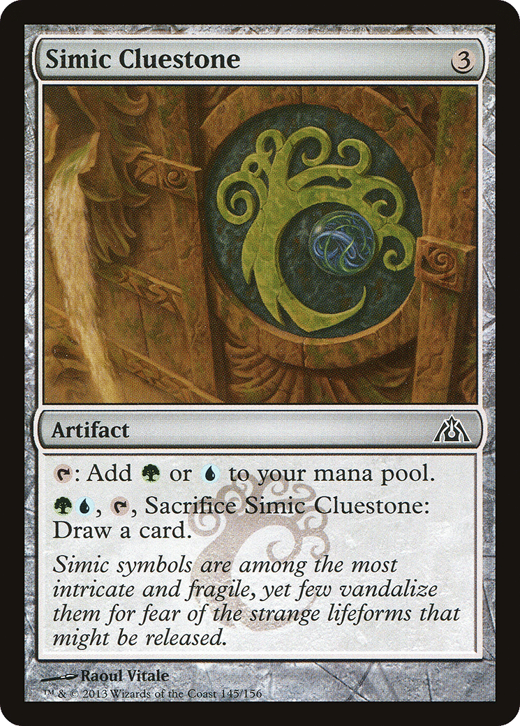 Simic Cluestone — Dragon's Maze — Magic: The Gathering