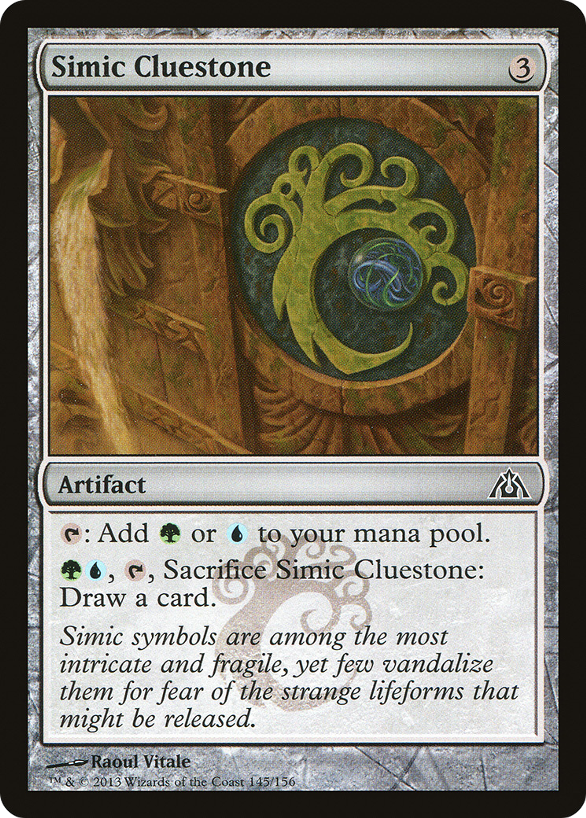 Simic Cluestone — Dragon's Maze — Magic: The Gathering