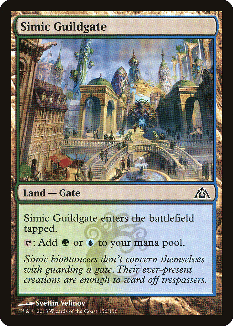 Simic Guildgate — Dragon's Maze — Magic: The Gathering