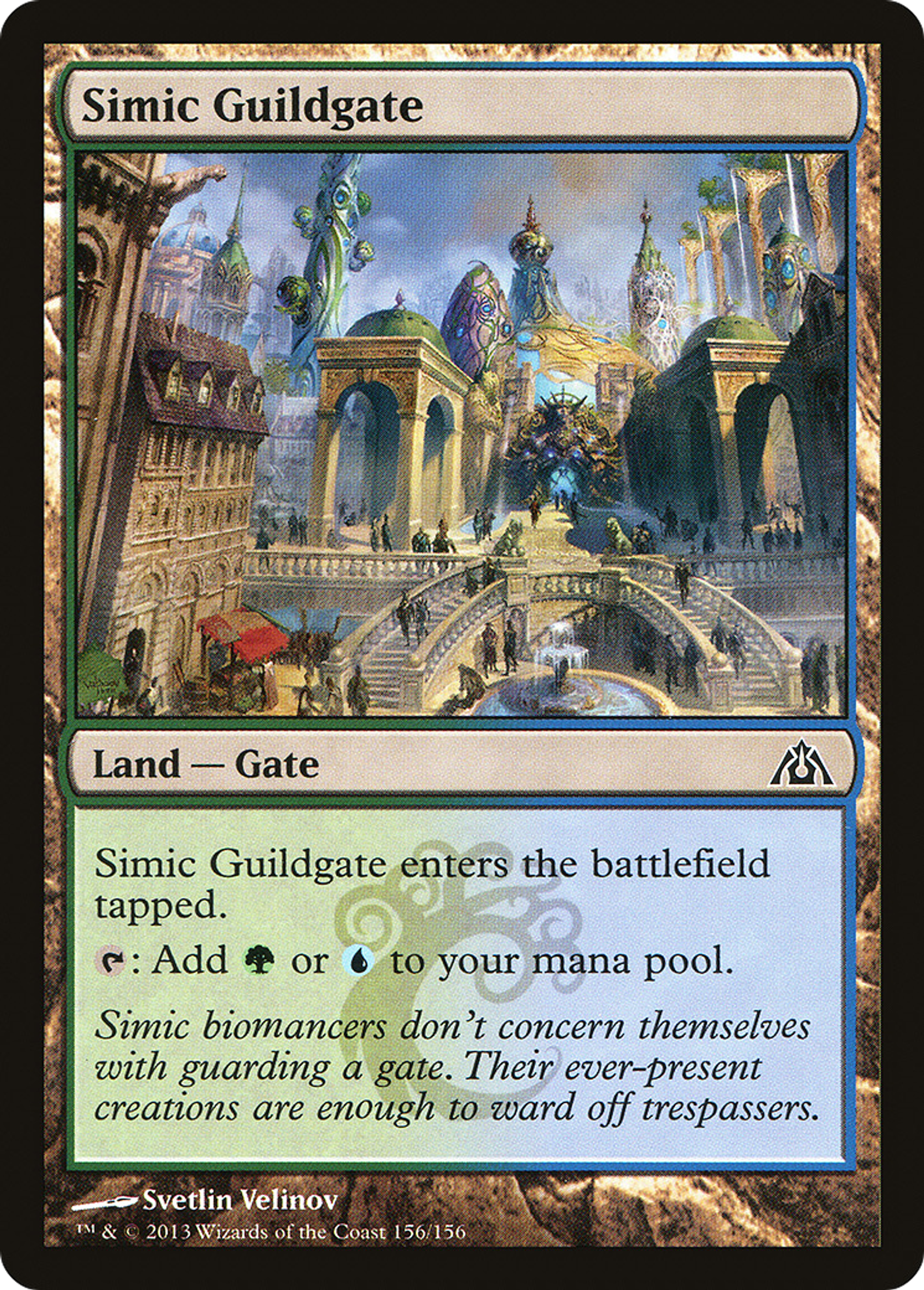 Simic Guildgate — Dragon's Maze — Magic: The Gathering
