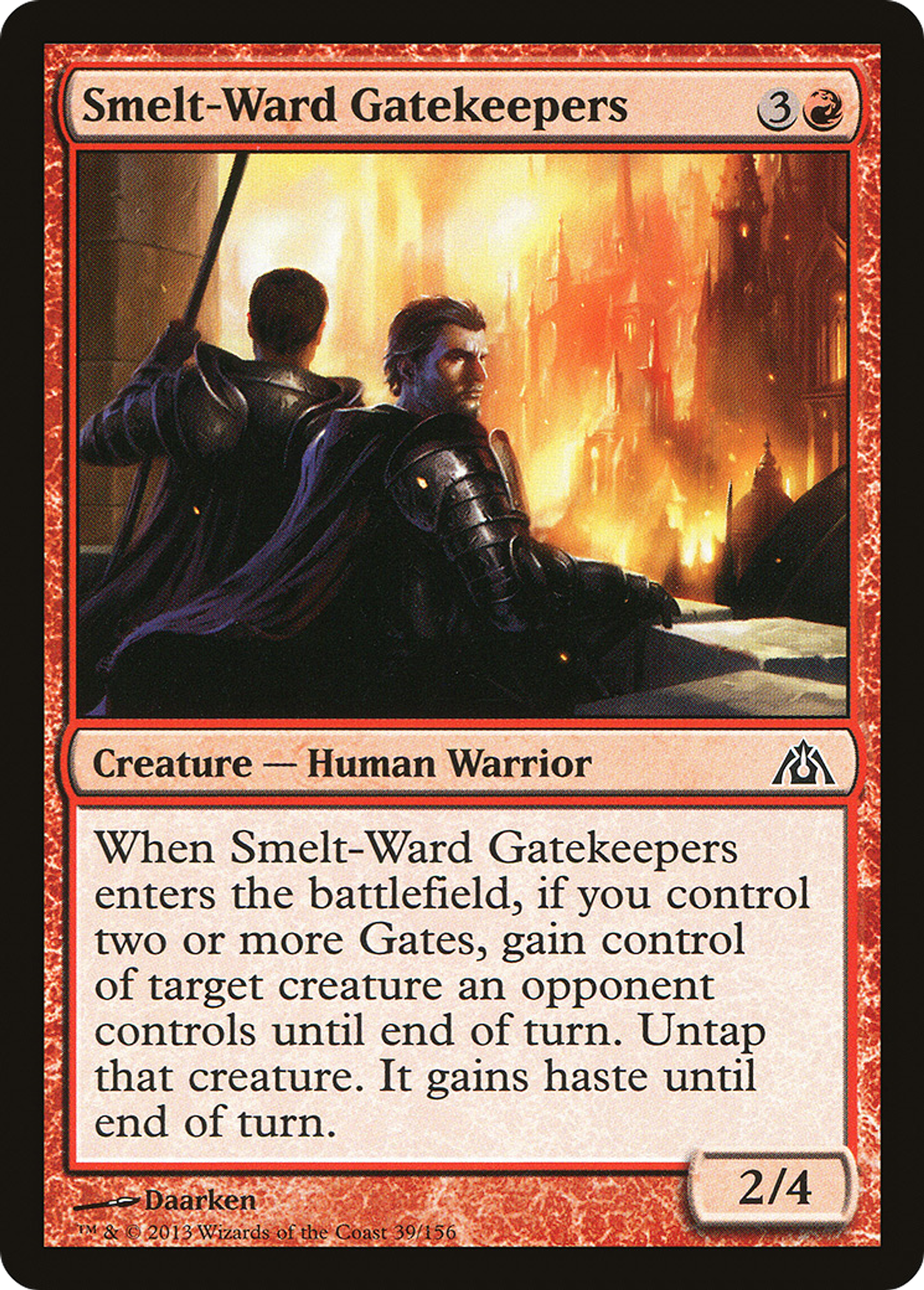 Smelt-Ward Gatekeepers — Dragon's Maze — Magic: The Gathering