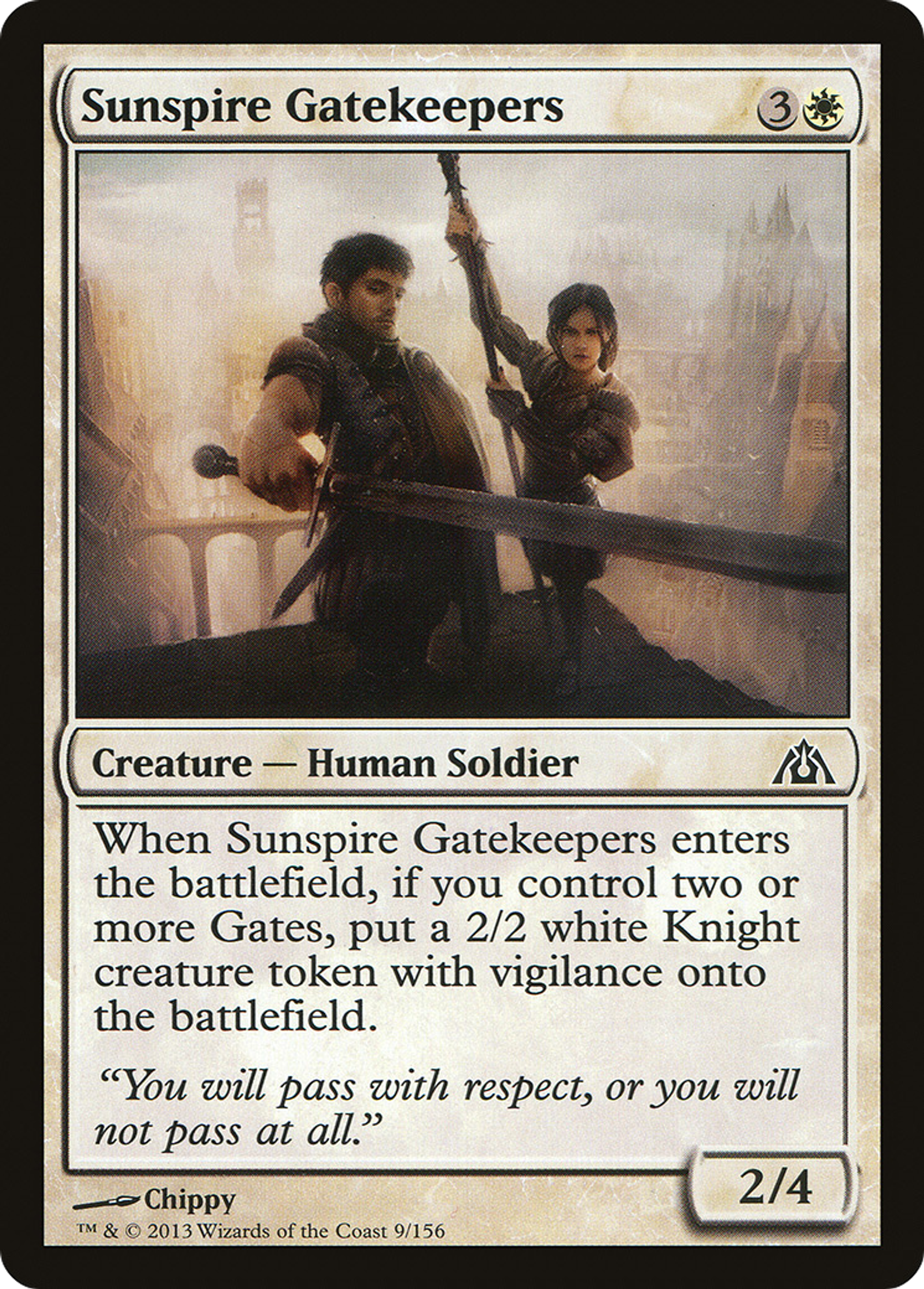 Sunspire Gatekeepers — Dragon's Maze — Magic: The Gathering
