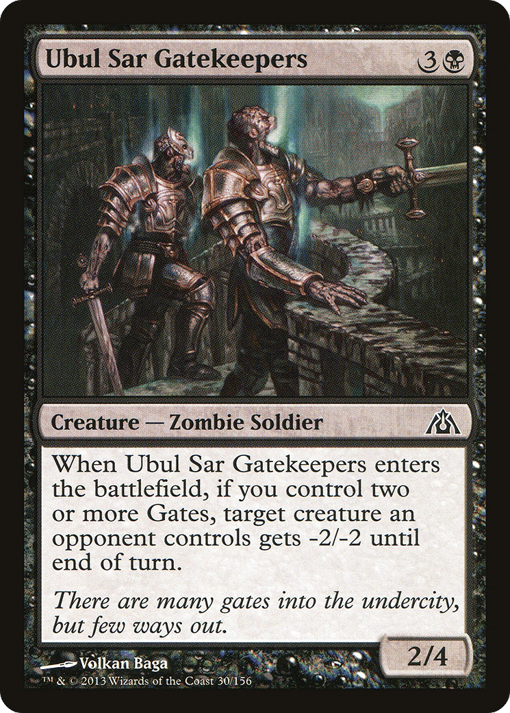 Ubul Sar Gatekeepers — Dragon's Maze — Magic: The Gathering