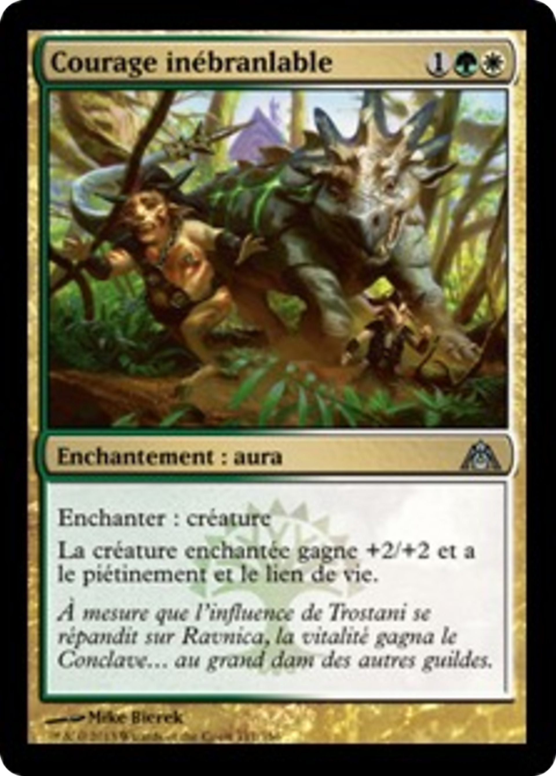Courage inébranlable — Dragon's Maze — Magic: The Gathering