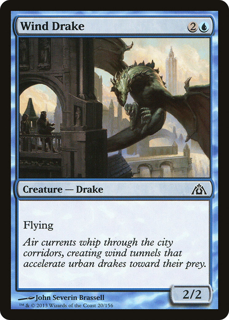 Wind Drake — Dragon's Maze — Magic: The Gathering