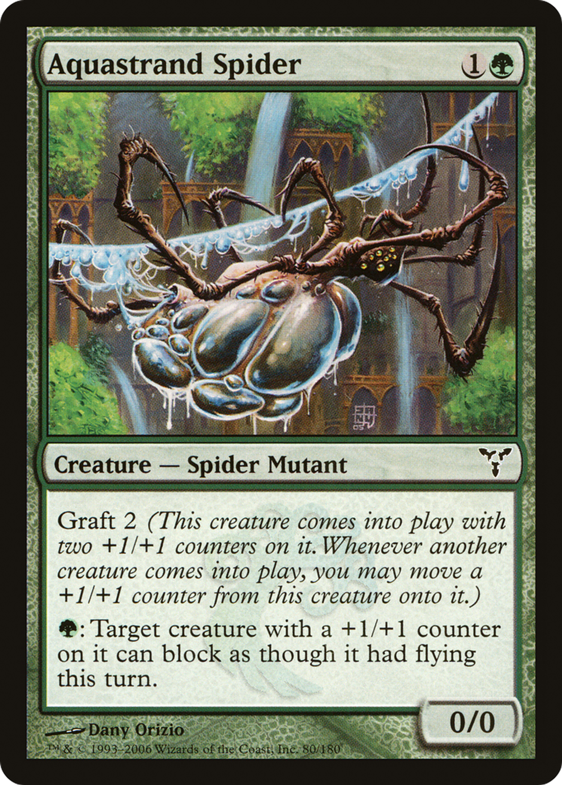 Araignée aiguafile — Dissension — Magic: The Gathering