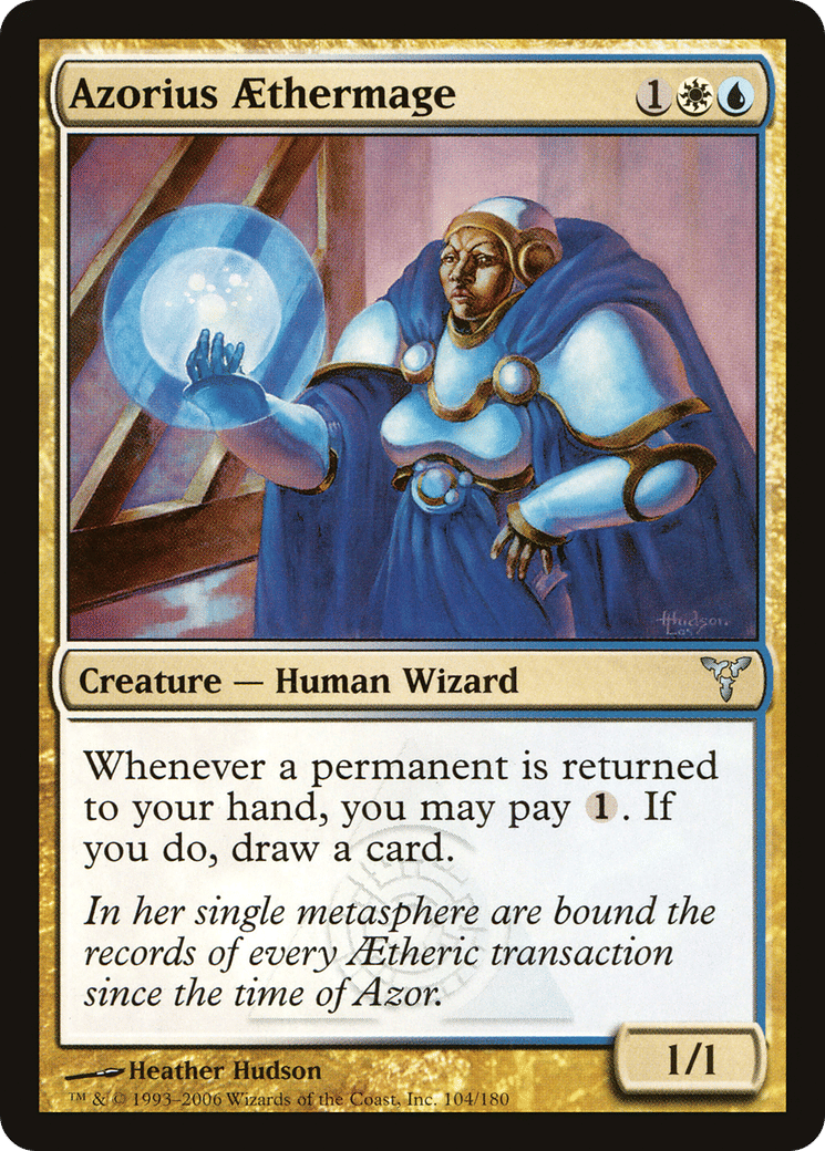 Azorius Aethermage — Dissension — Magic: The Gathering