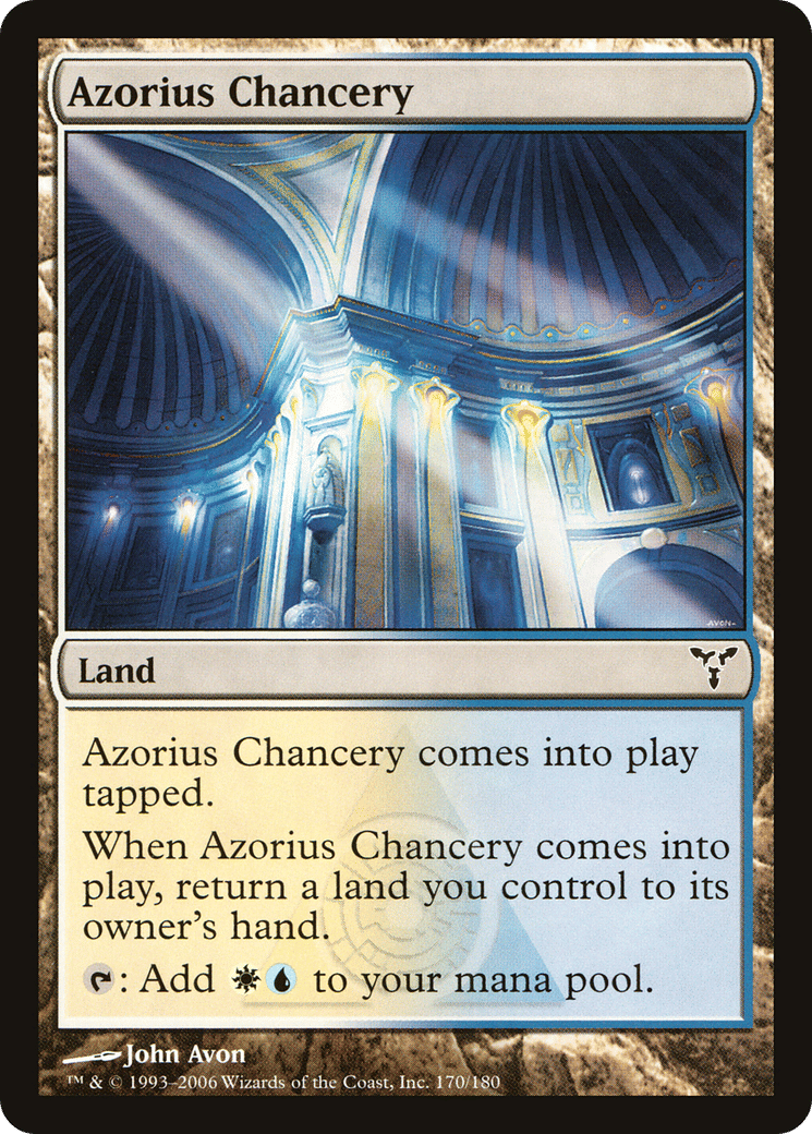 Azorius Chancery — Dissension — Magic: The Gathering
