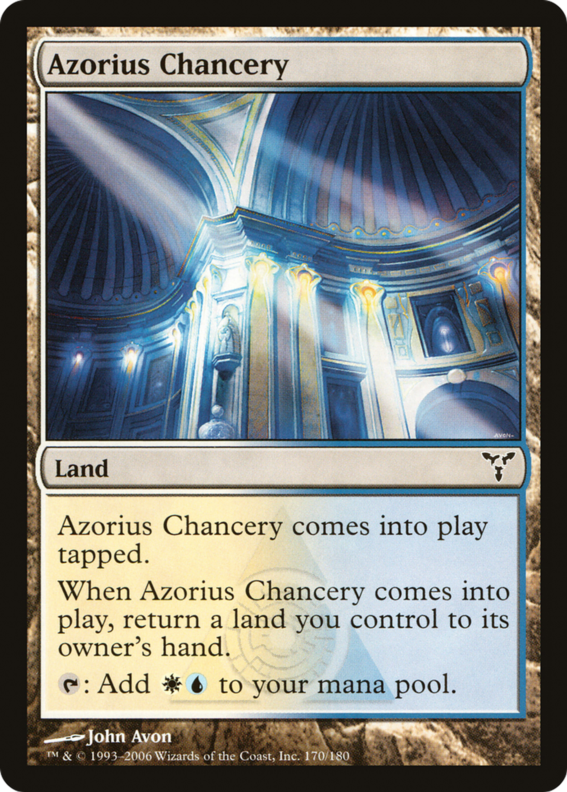 Cour de la chancellerie d'Azorius — Dissension — Magic: The Gathering