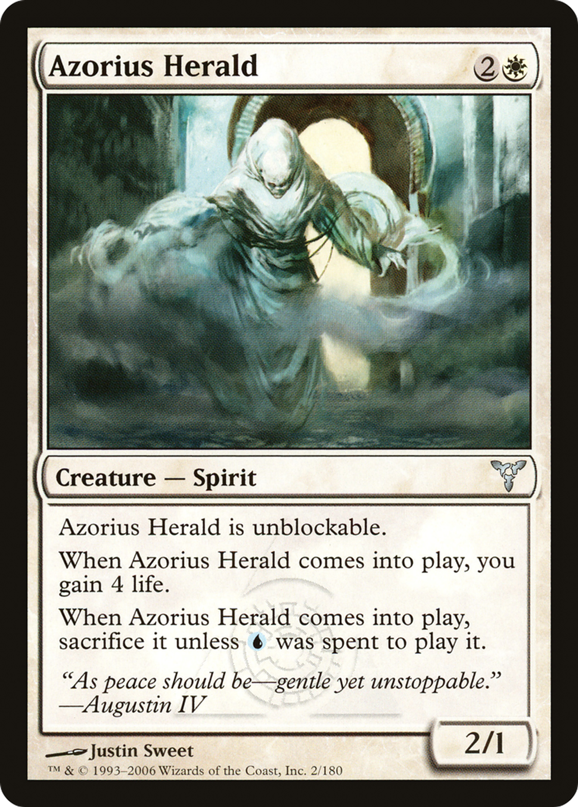 Azorius Herald — Dissension — Magic: The Gathering