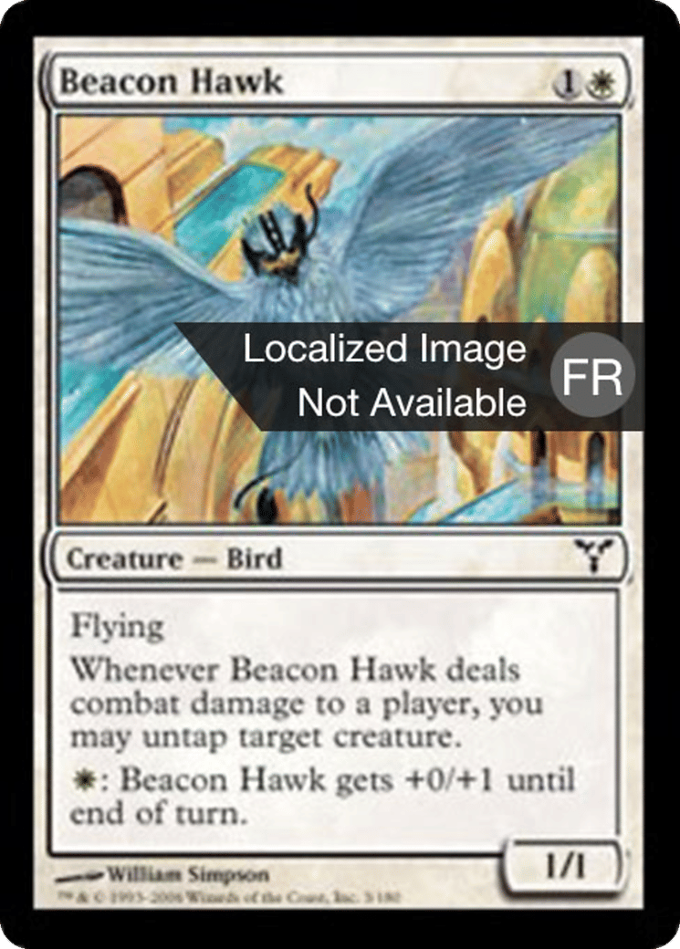Faucon flambeau — Dissension — Magic: The Gathering