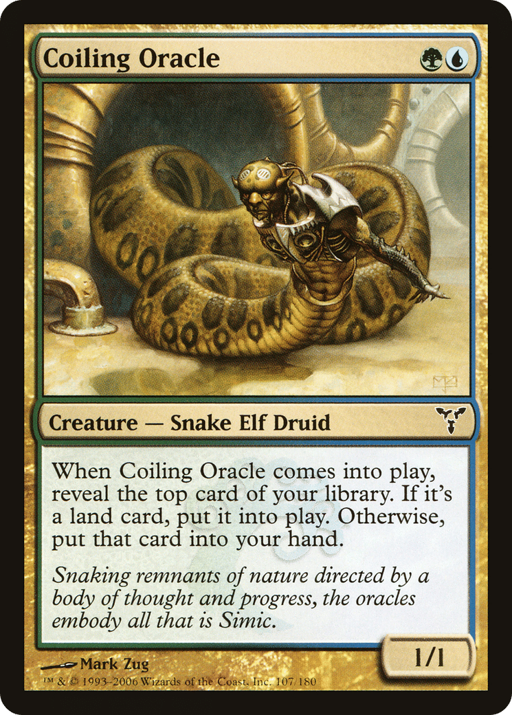 Coiling Oracle — Dissension — Magic: The Gathering