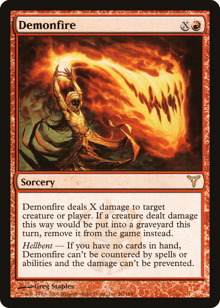 Demonfire — Dissension — Magic: The Gathering