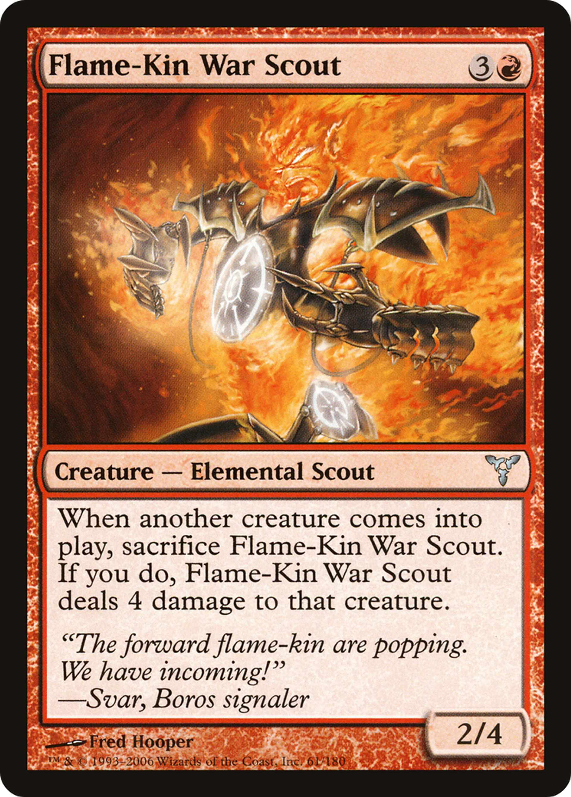 Flame-Kin War Scout — Dissension — Magic: The Gathering