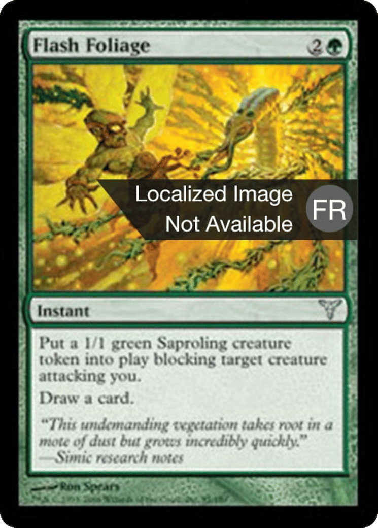 Feuillage immédiat — Dissension — Magic: The Gathering