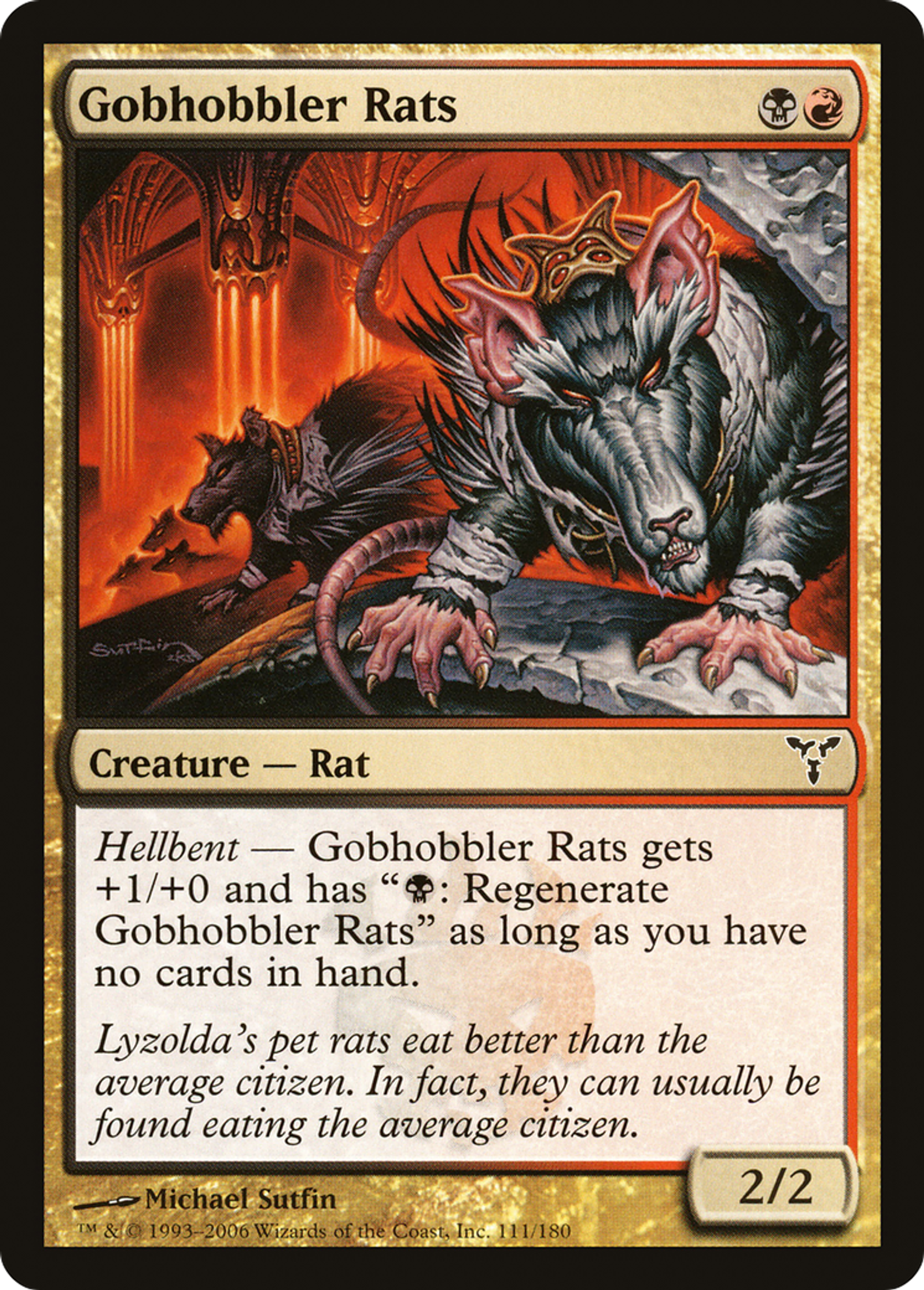 Rats choppegueules — Dissension — Magic: The Gathering