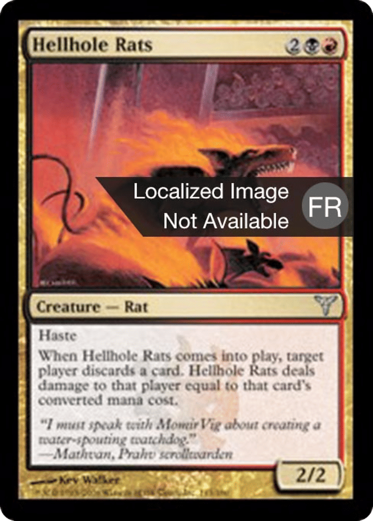 Rats du Trou d'enfer — Dissension — Magic: The Gathering