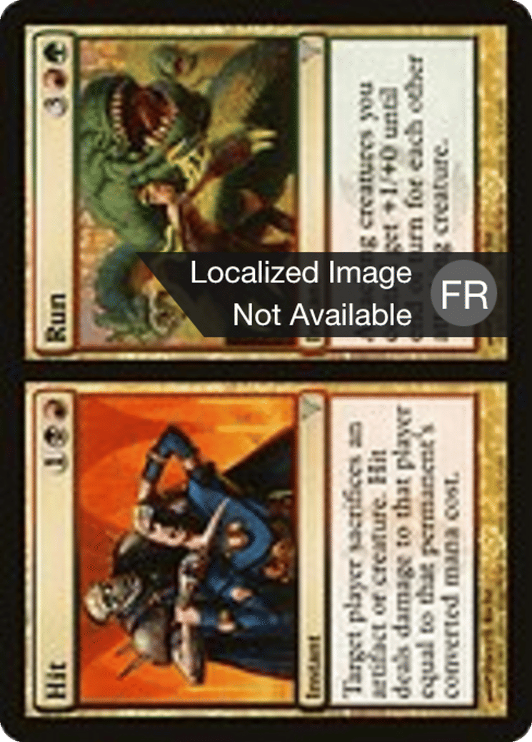Hit // Run — Dissension — Magic: The Gathering