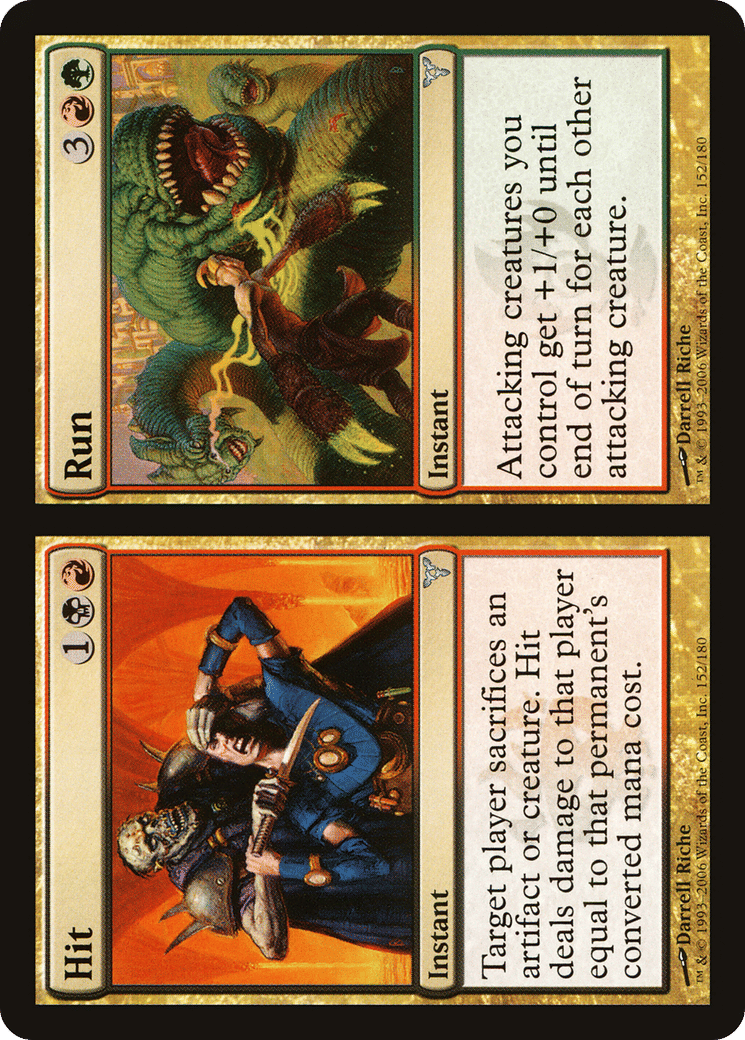 Hit // Run — Dissension — Magic: The Gathering