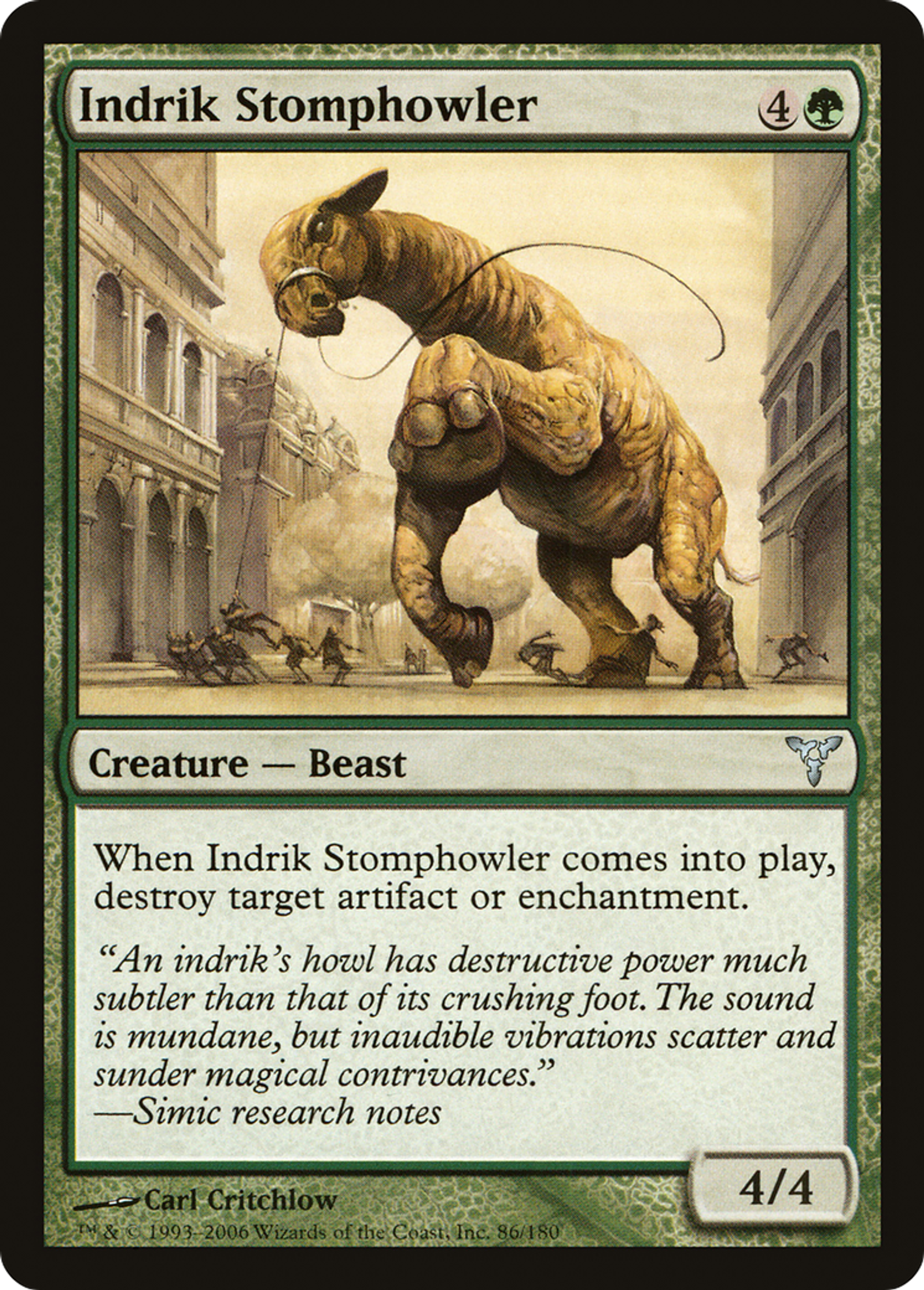 Indrik Stomphowler — Dissension — Magic: The Gathering