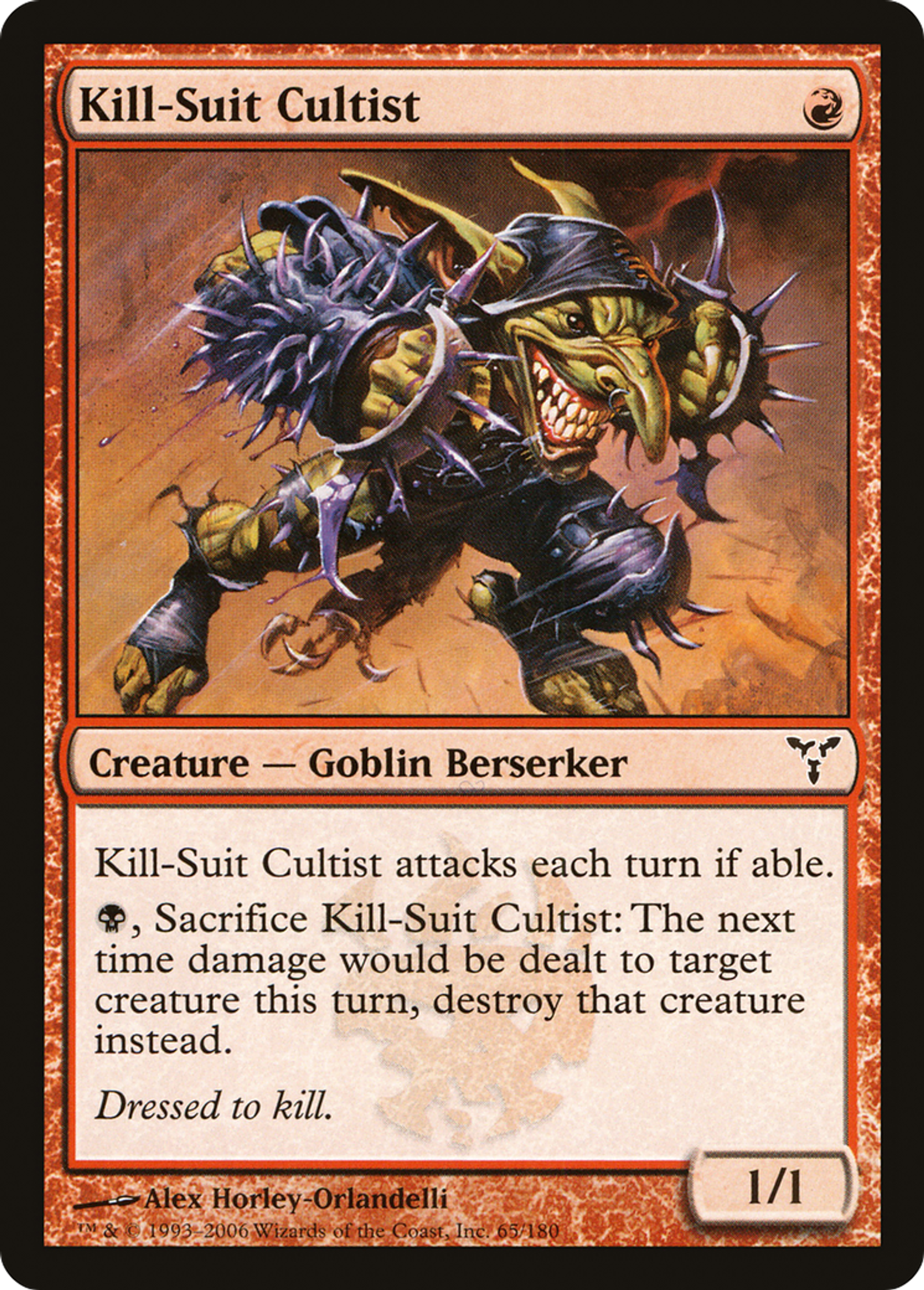 Kill-Suit Cultist — Dissension — Magic: The Gathering