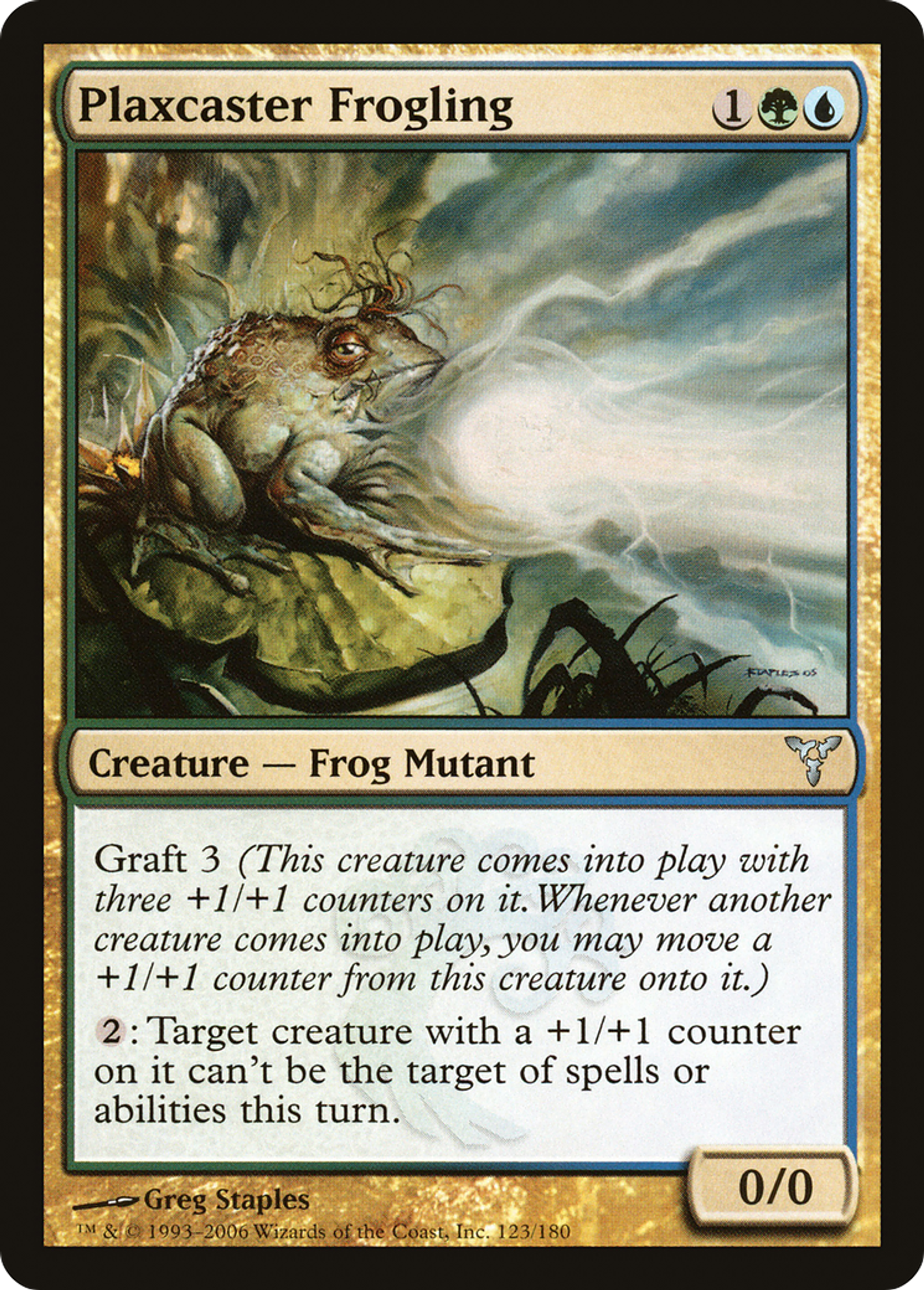 Plaxcaster Frogling — Dissension — Magic: The Gathering