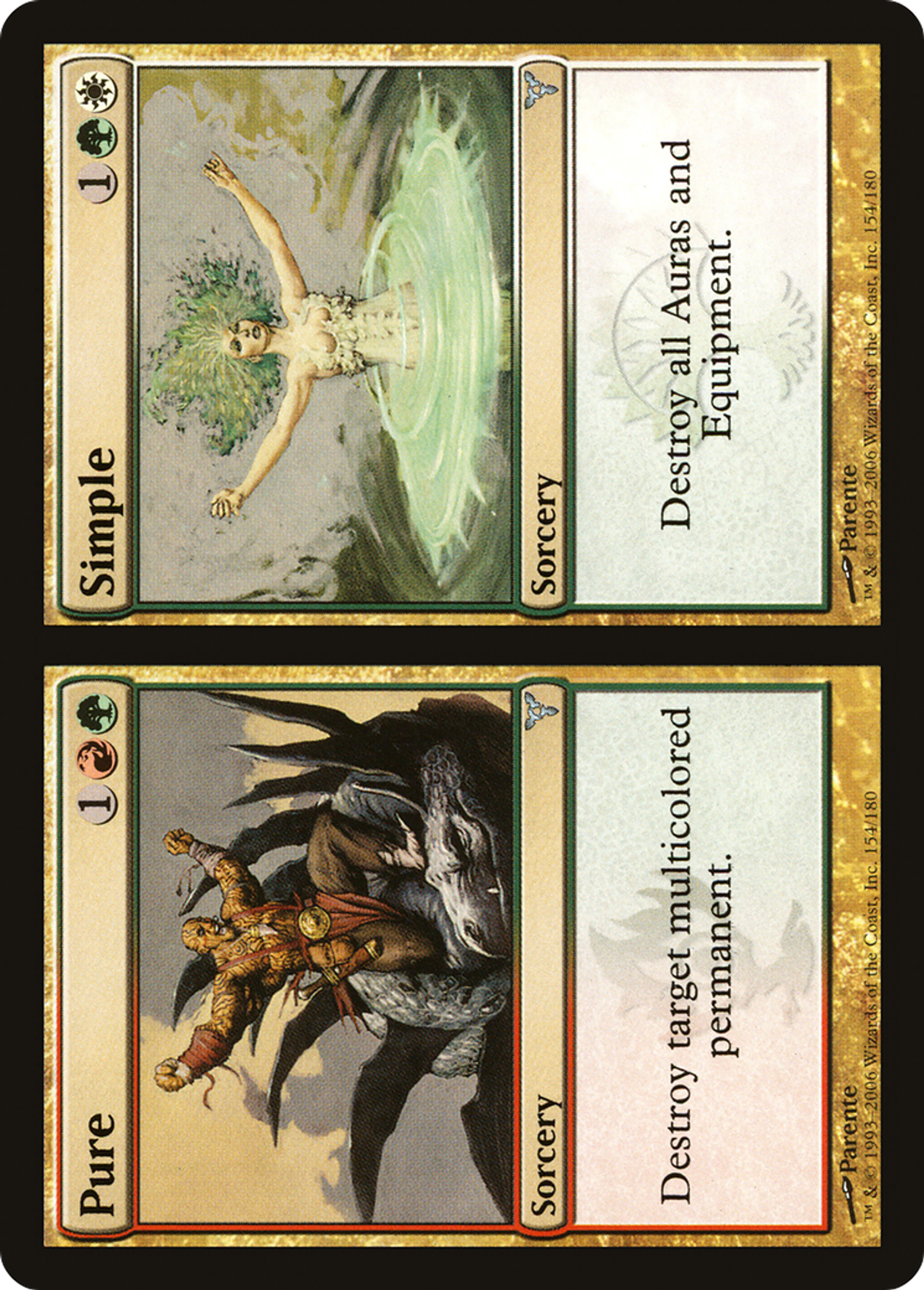 Pure // Simple — Dissension — Magic: The Gathering