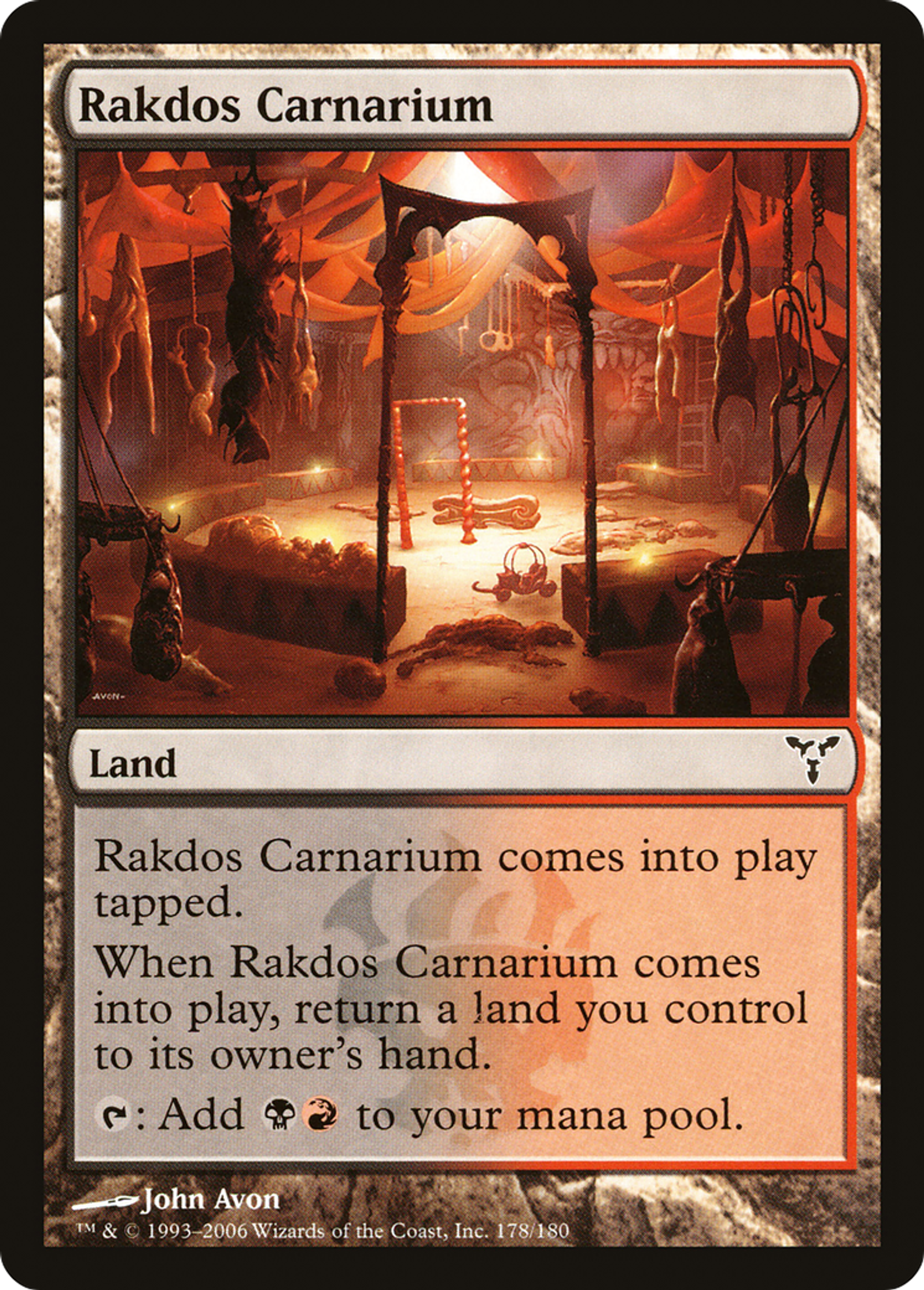 Carnarium de Rakdos — Dissension — Magic: The Gathering