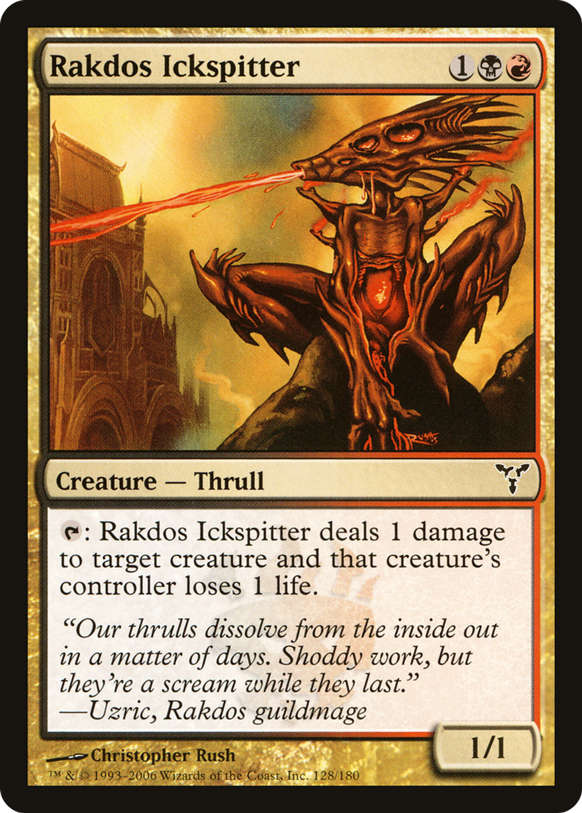 Crachepoisse rakdos — Dissension — Magic: The Gathering