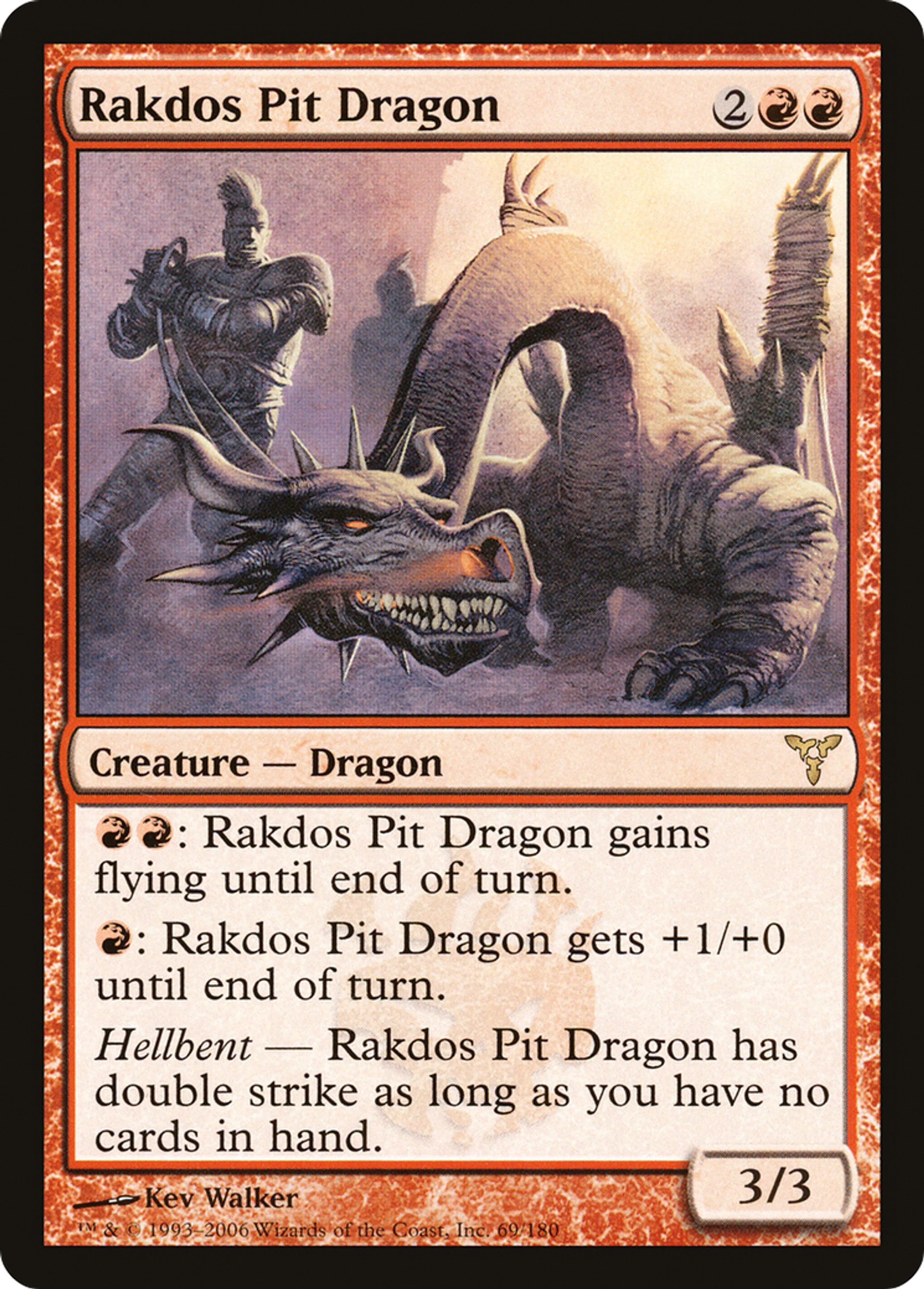 Rakdos Pit Dragon — Dissension — Magic: The Gathering