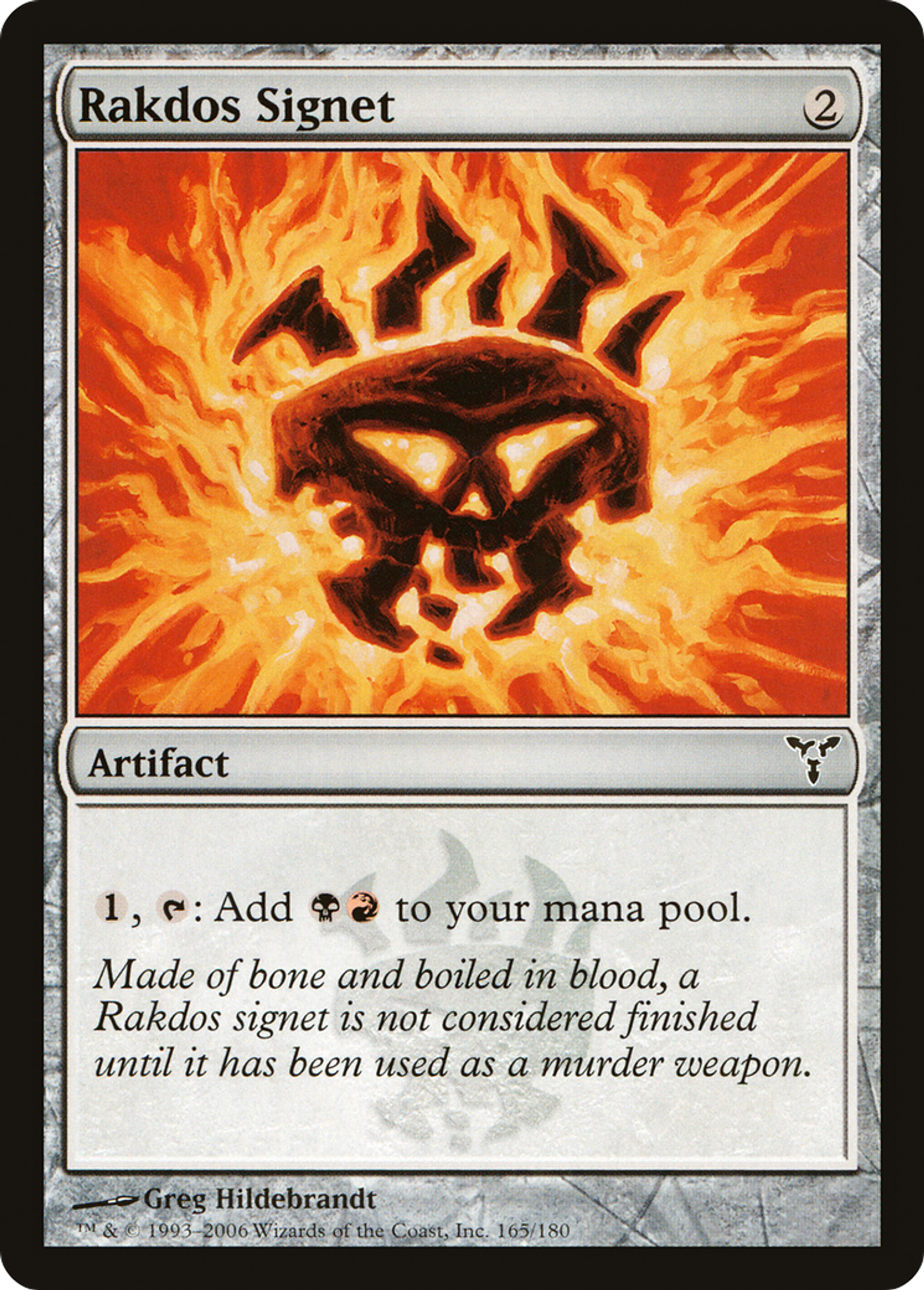 Rakdos Signet — Dissension — Magic: The Gathering