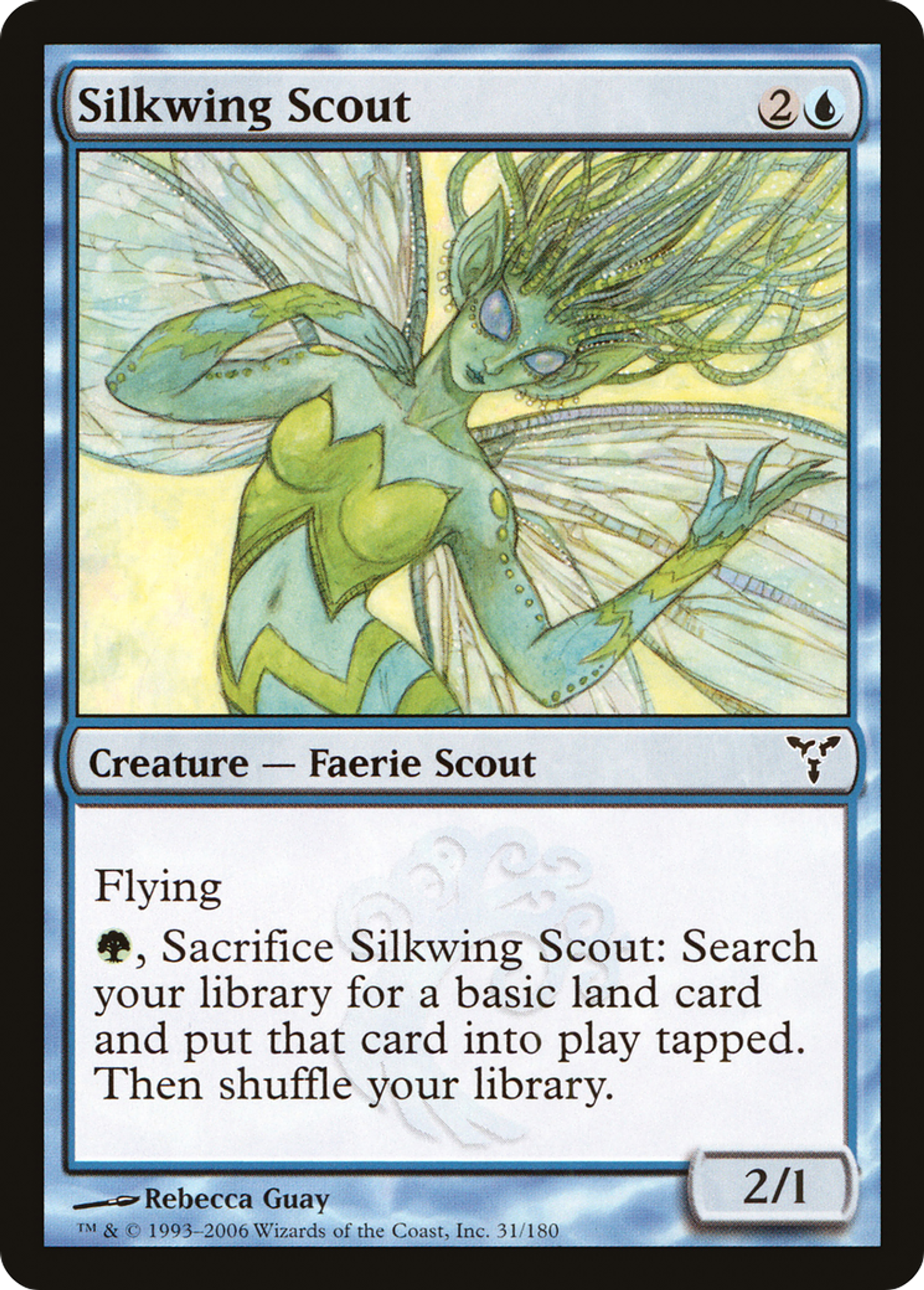Éclaireuse à ailes de soie — Dissension — Magic: The Gathering