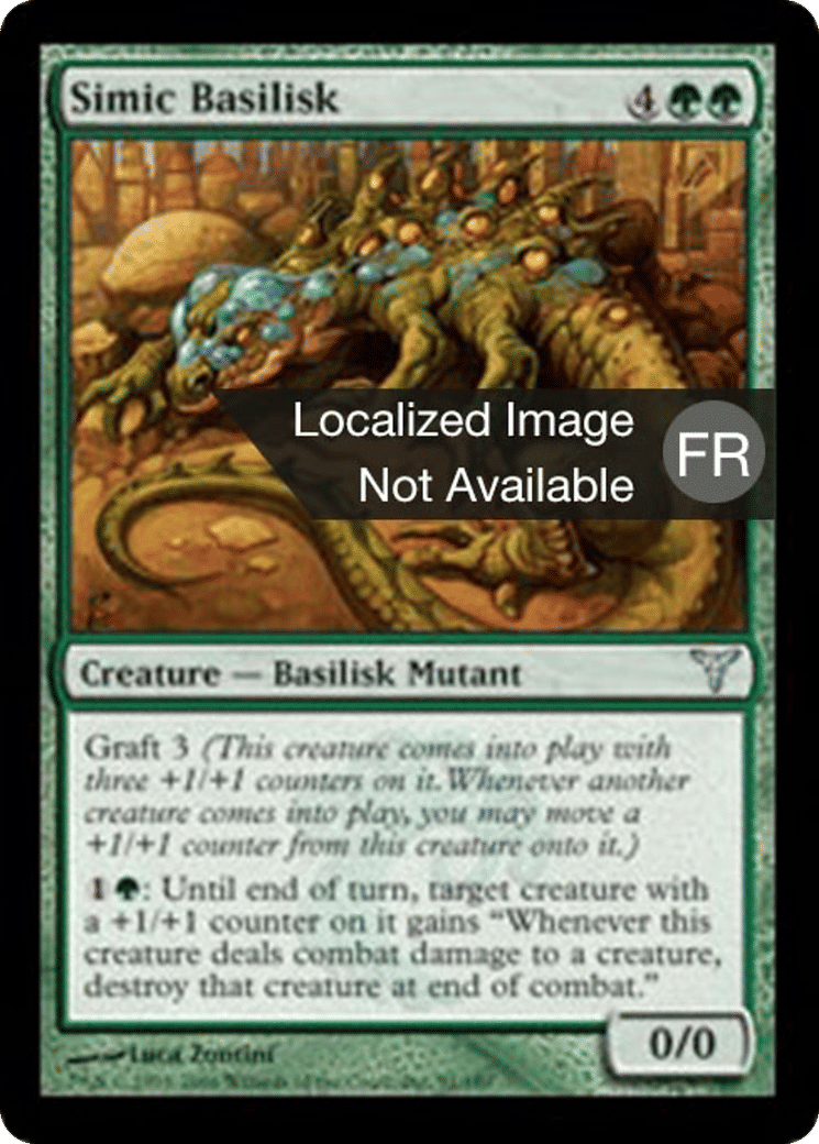 Basilic simic — Dissension — Magic: The Gathering