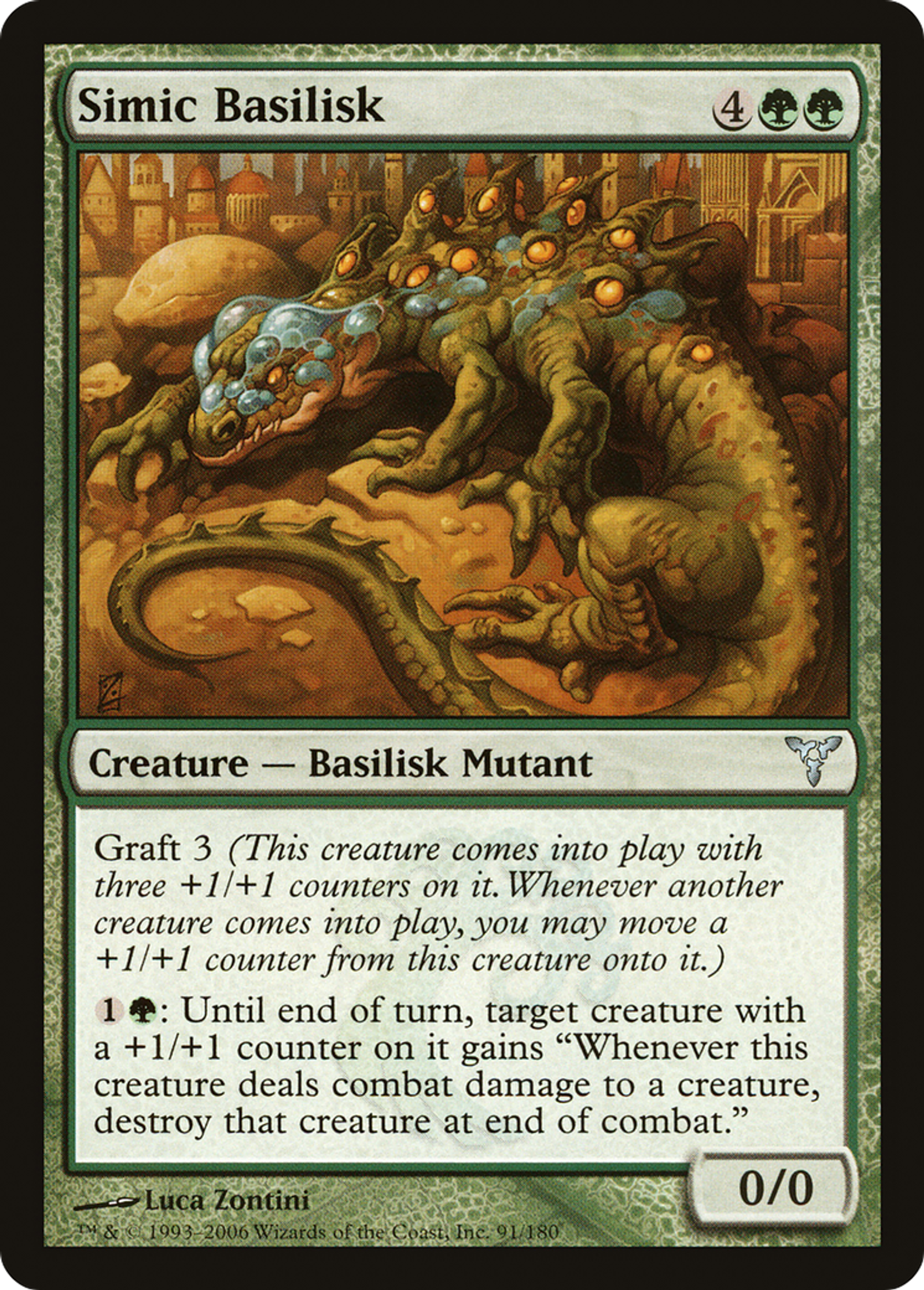 Basilic simic — Dissension — Magic: The Gathering